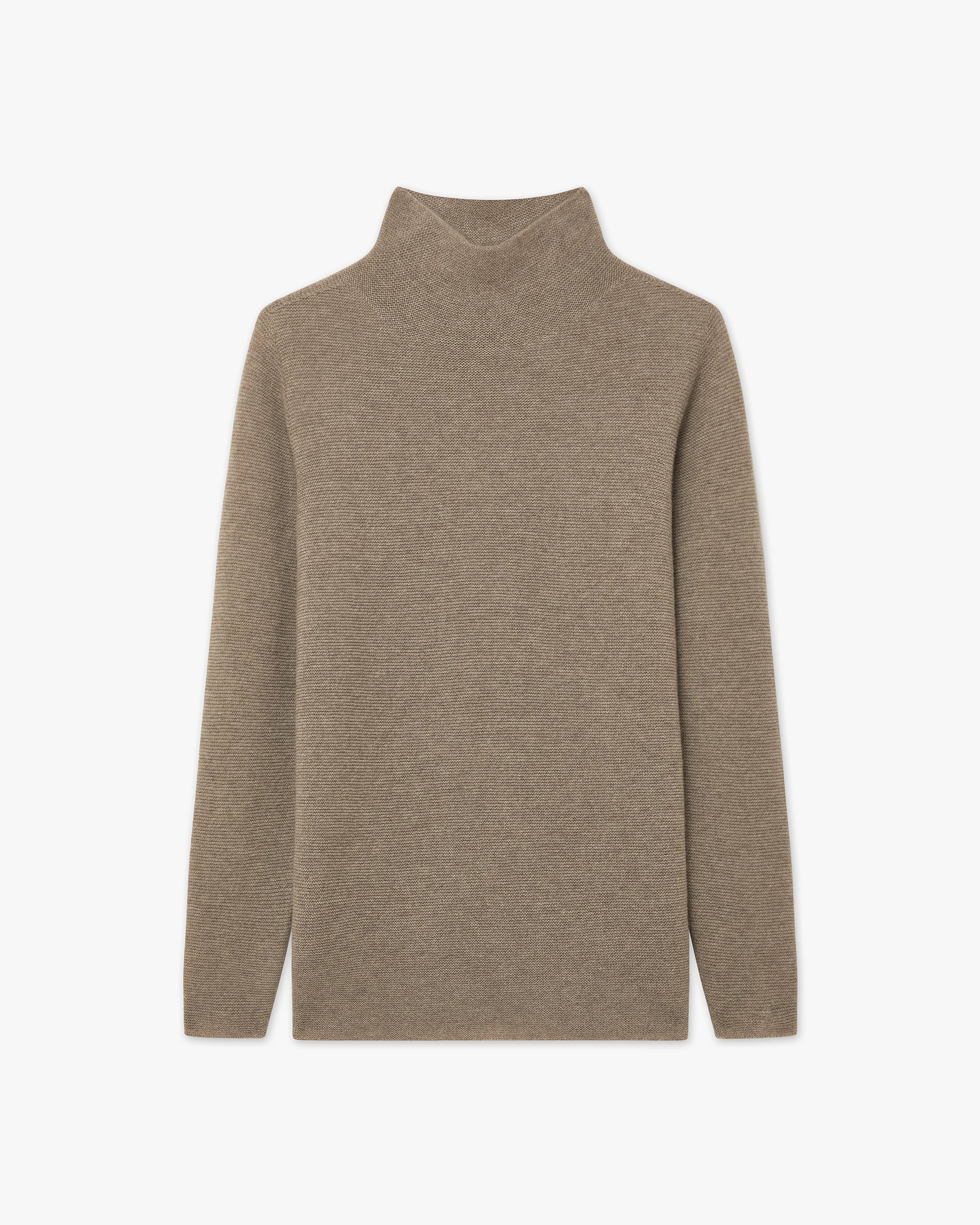 Maglia Collo Alto Soffio - Tortora - Archivio