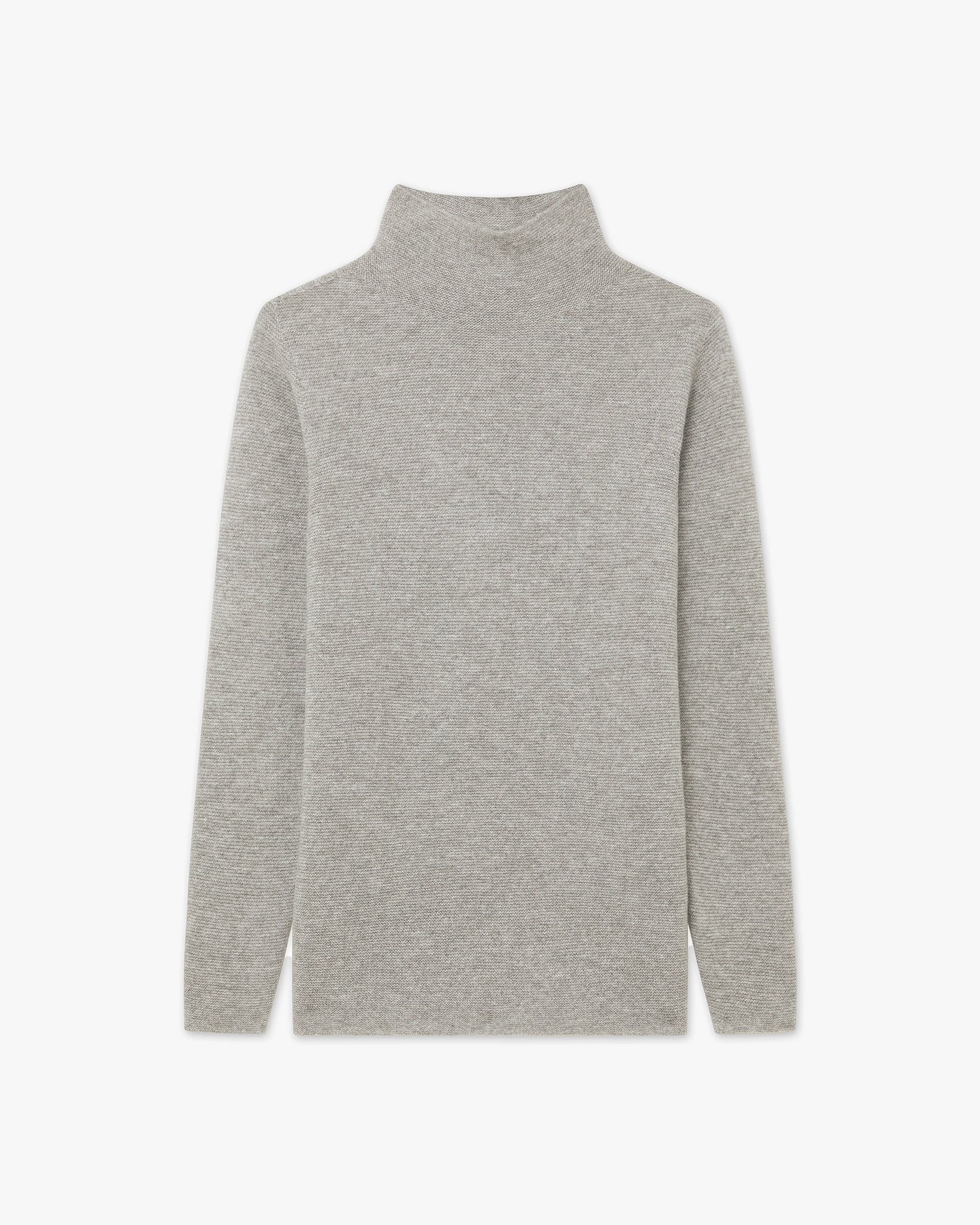 Pull Col Montant Soffio - Gris Clair - Archive