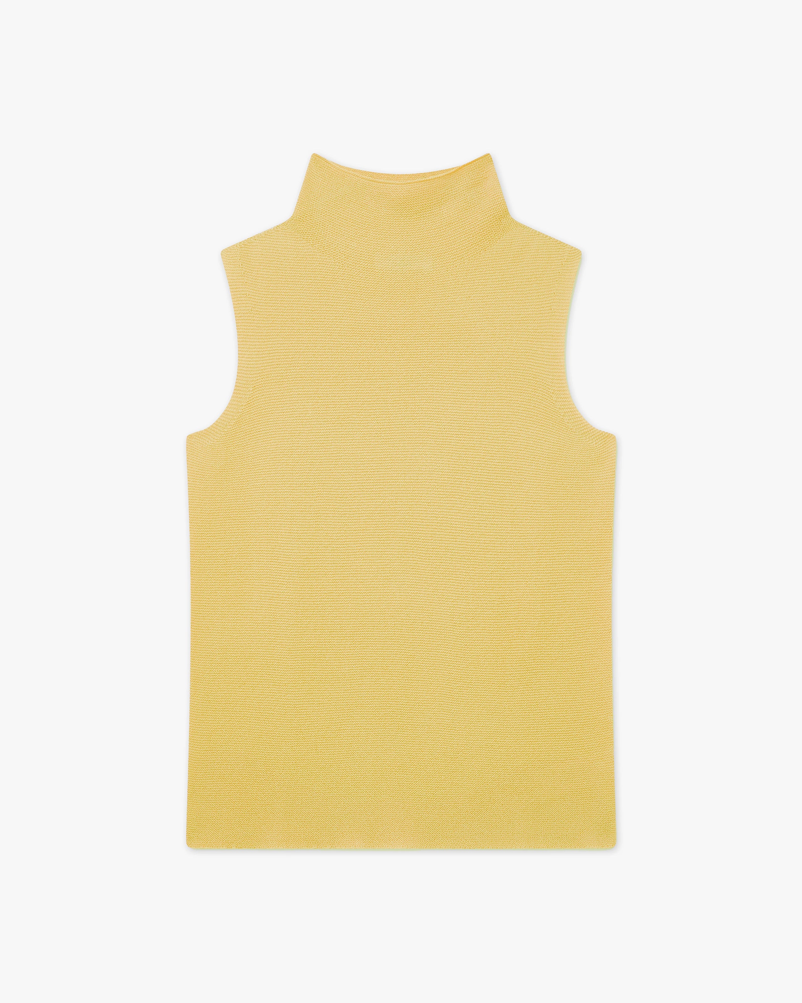 Maglia Collo Alto Top Soffio - Giallo - Archivio