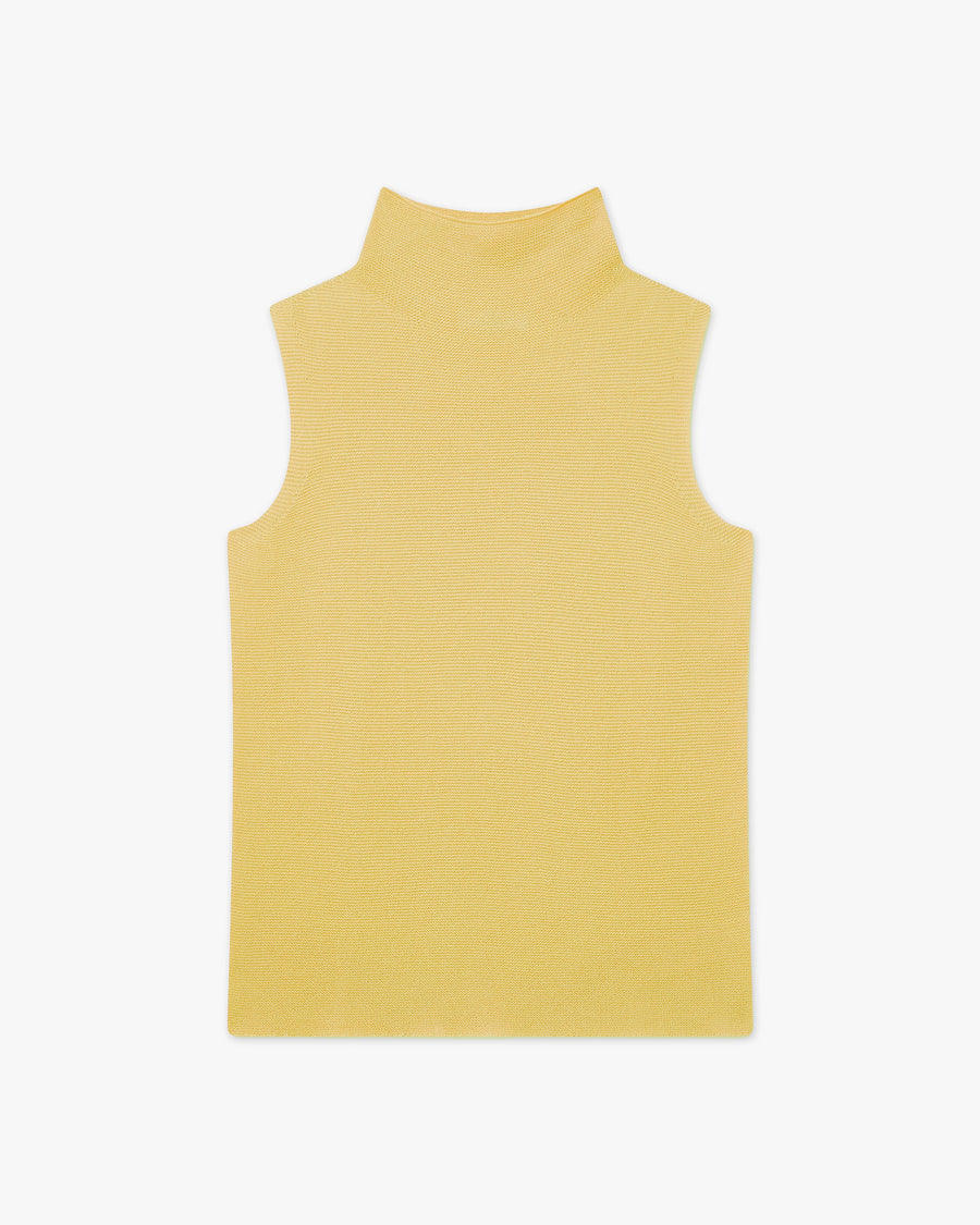 Maglia Collo Alto Top Soffio - Giallo - Archivio