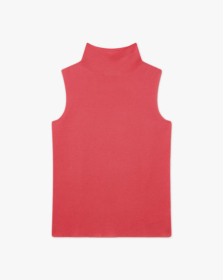 Maglia Collo Alto Top Soffio - Corallo - Archivio