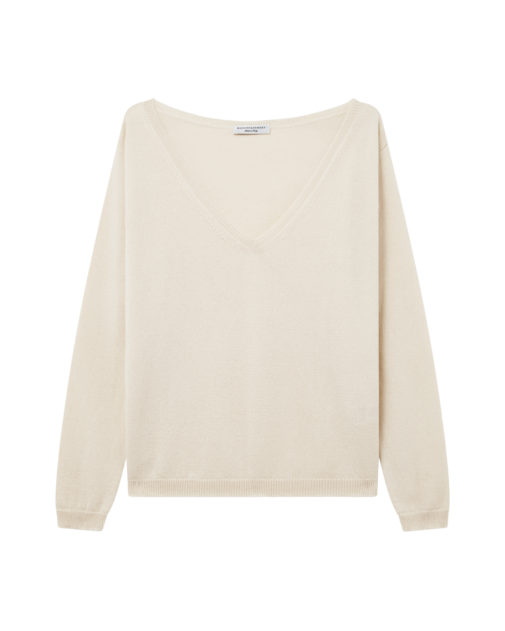 Custom Studio - Essential Wide V-Neck Sweater Women > Custom Studio > V-neck Sweater