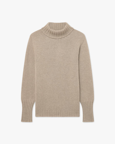 Maglia Dolcevita Merano Donna - Beige - Archivio