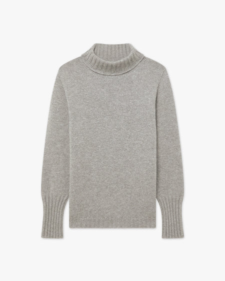 Maglia Dolcevita Merano Donna - Grigio Chiaro - Archivio