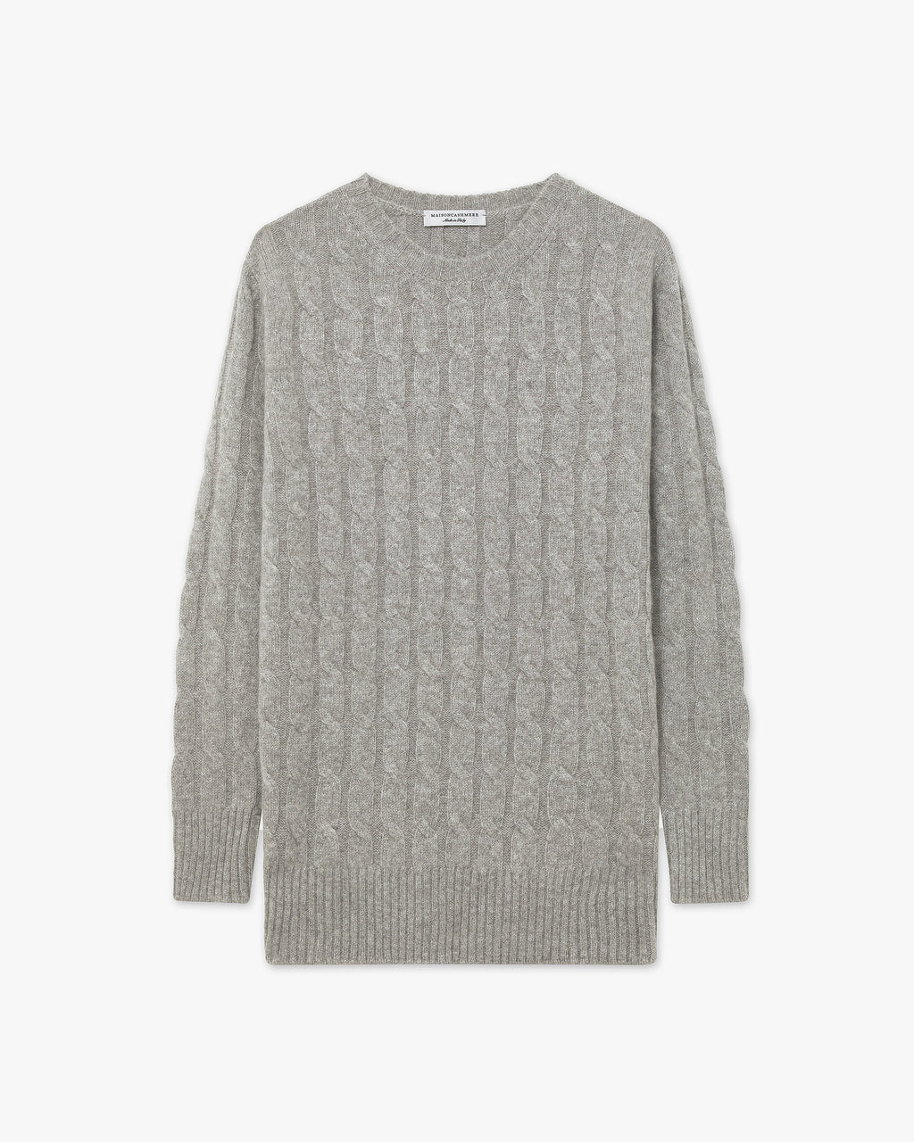 Pull Torsades Essential - Gris Clair - Archive