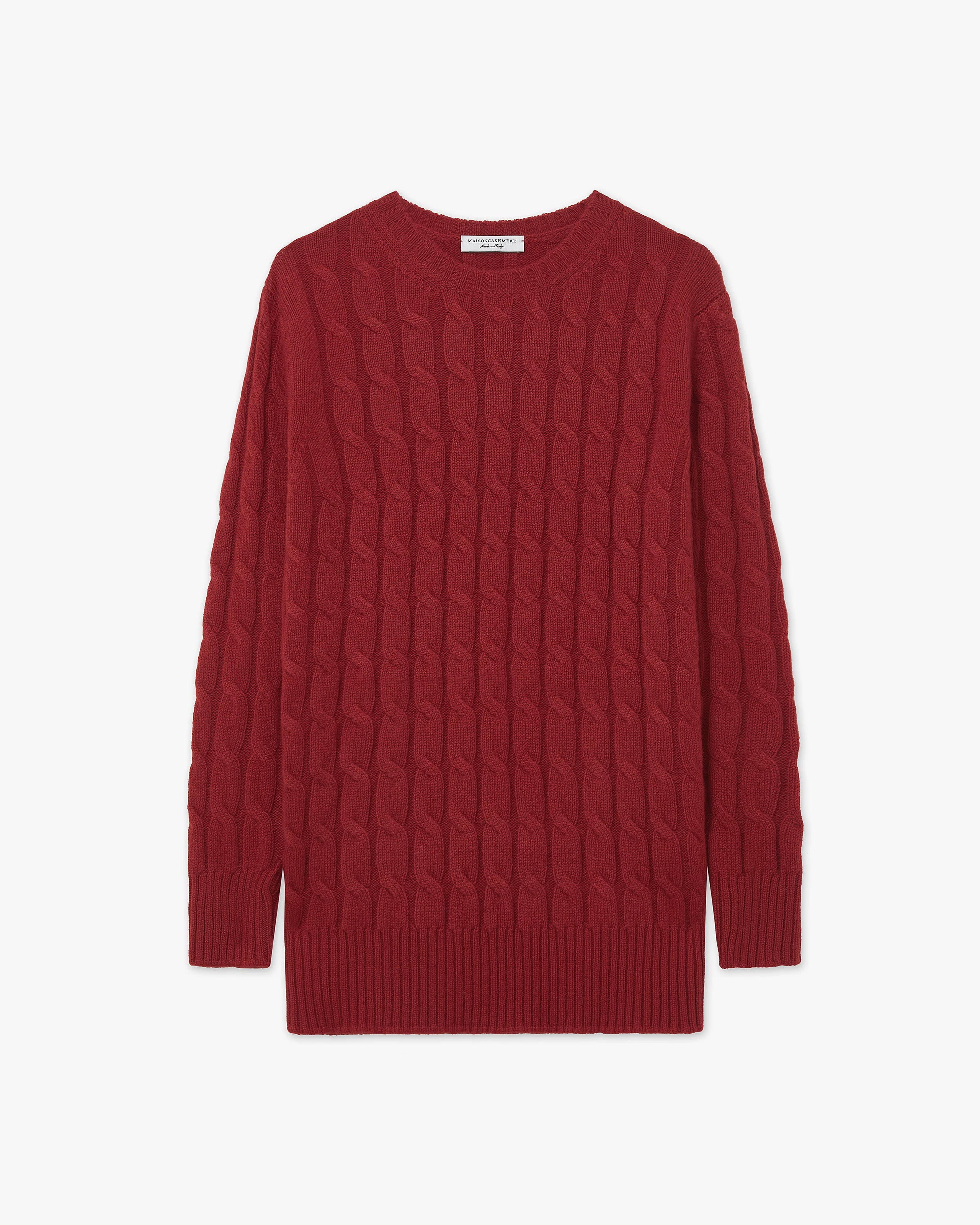 Maglia Treccia Essential - Rosso - Archivio