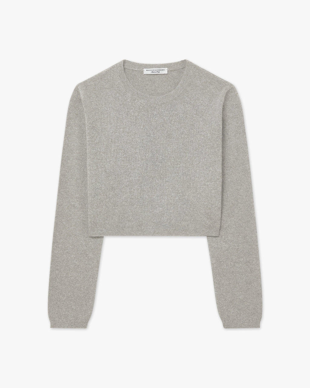 Ostuni Crop Sweater - Light Grey - Archive