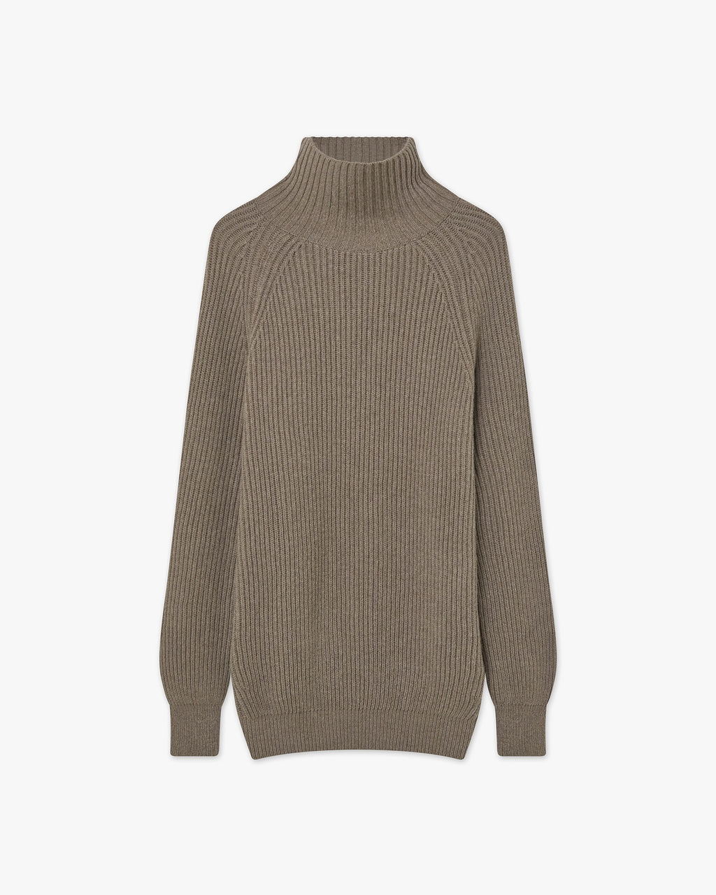 Sorapis Mock Neck Pullover - Braun - Archiv