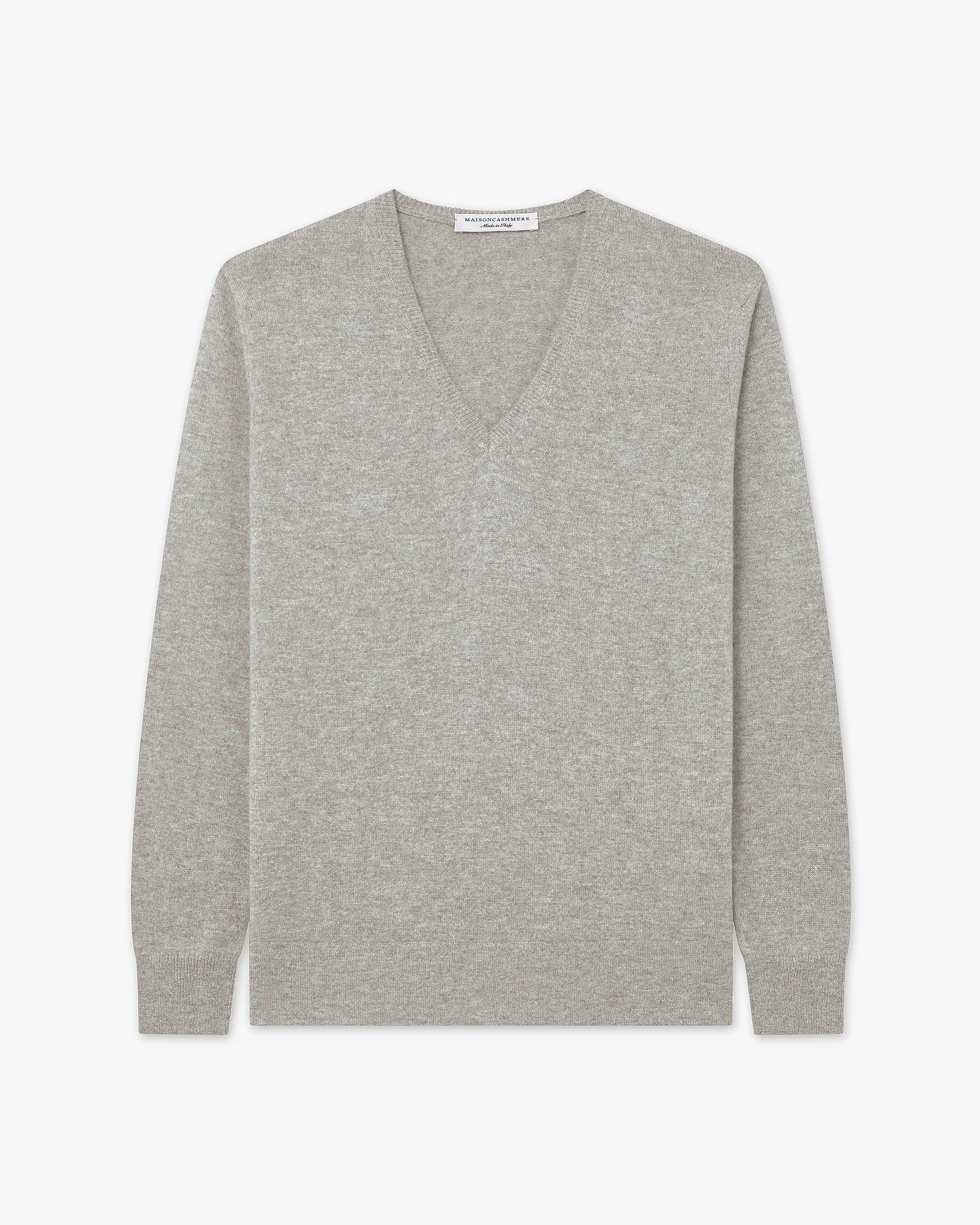 Women's Florenz V-Neck Sweater - Light Grey - Archive