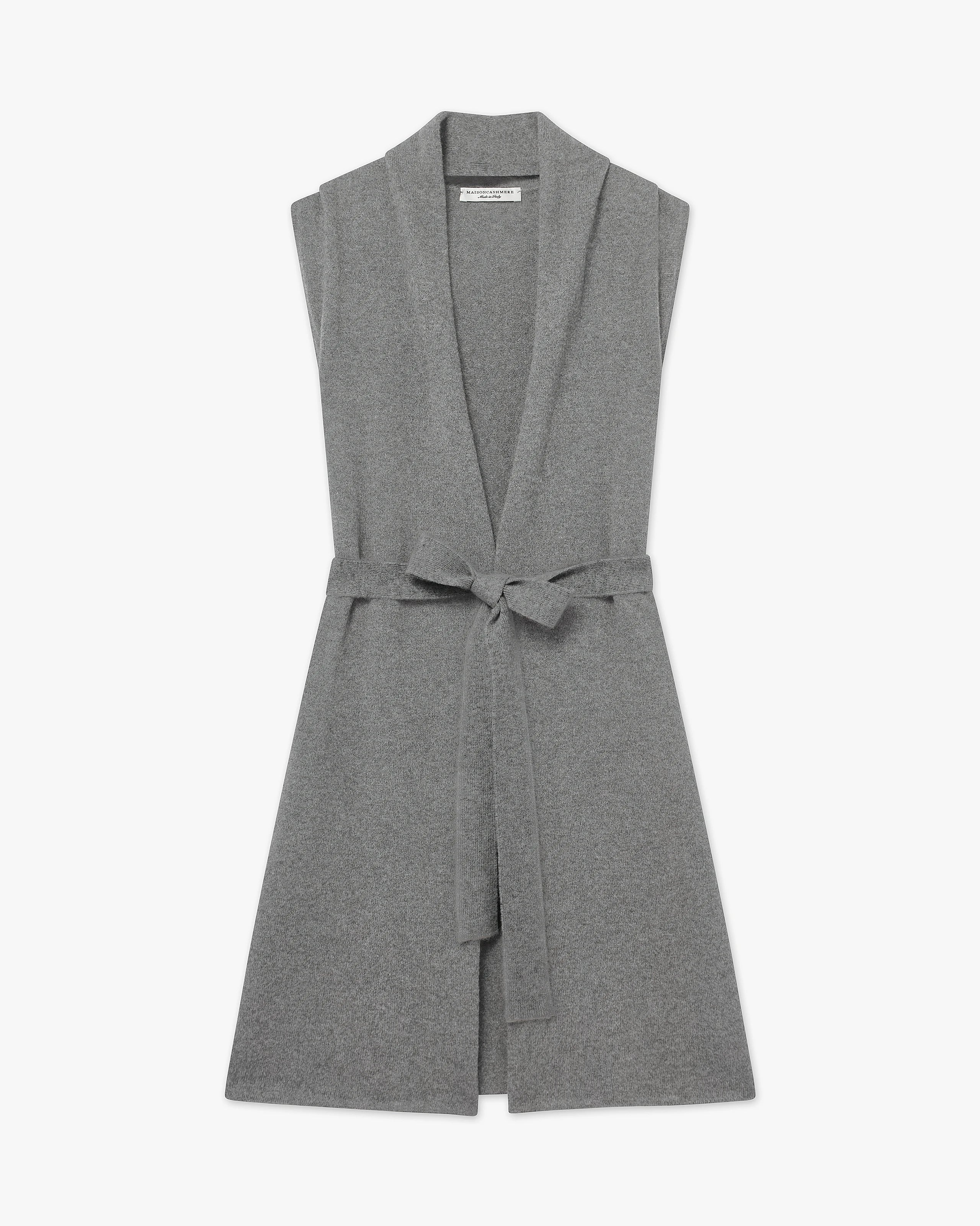 Custom Studio - Essential Sleeveless Cardigan