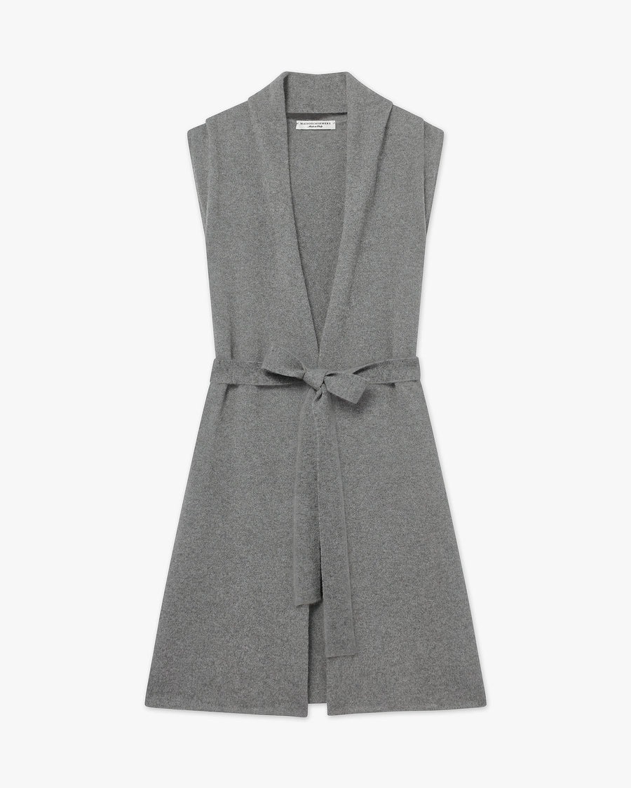 Custom Studio - Essential Sleeveless Cardigan