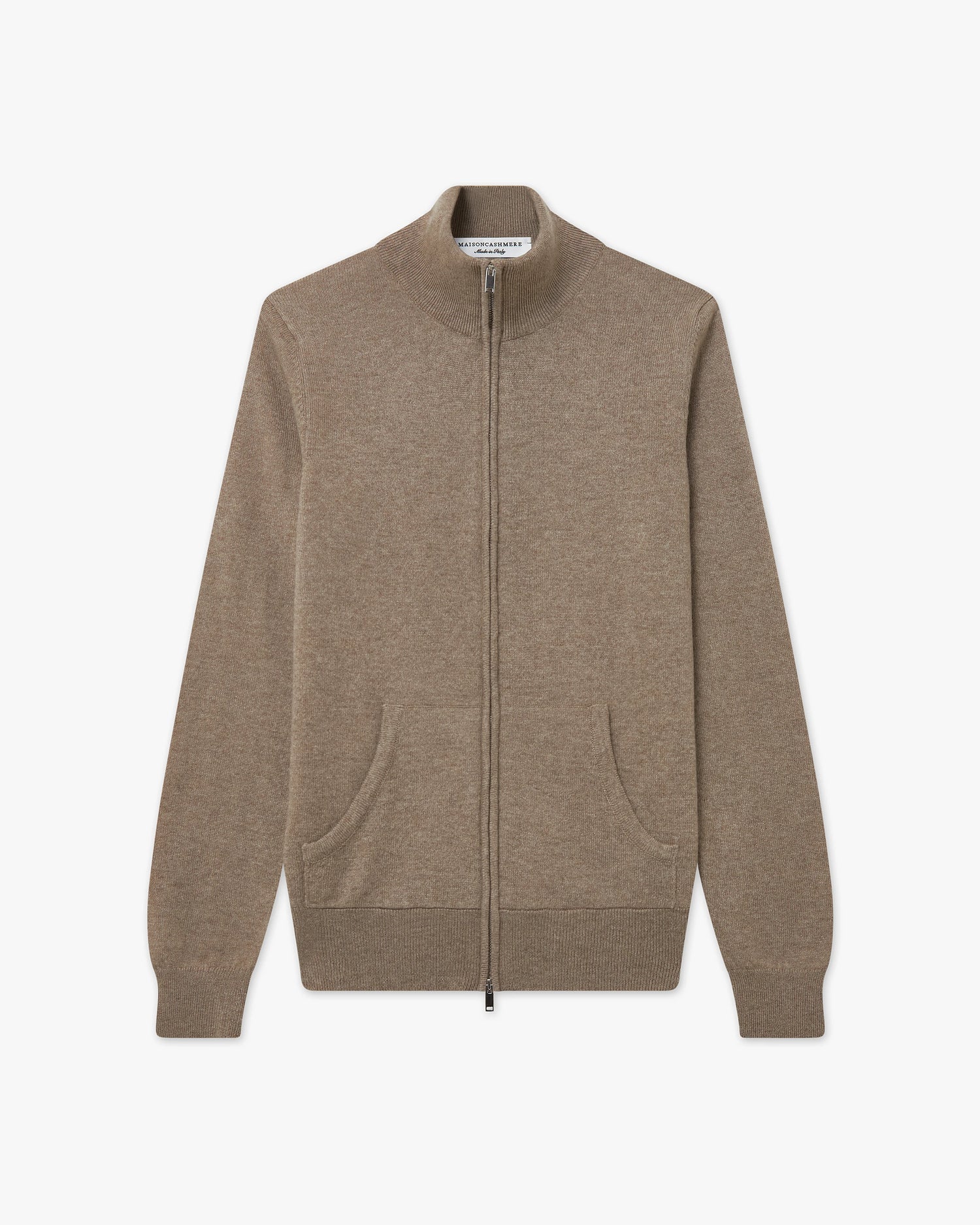 Women's Salò Zip Cardigan - Taupe - Archive