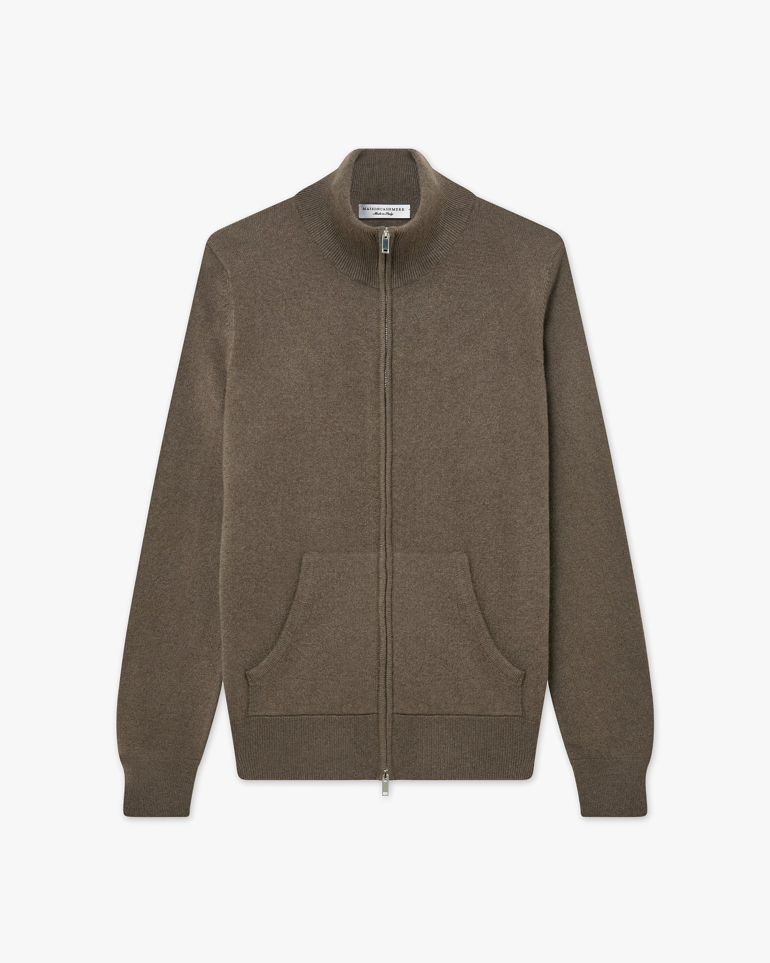 Women's Salò Zip Cardigan - Brown - Archive