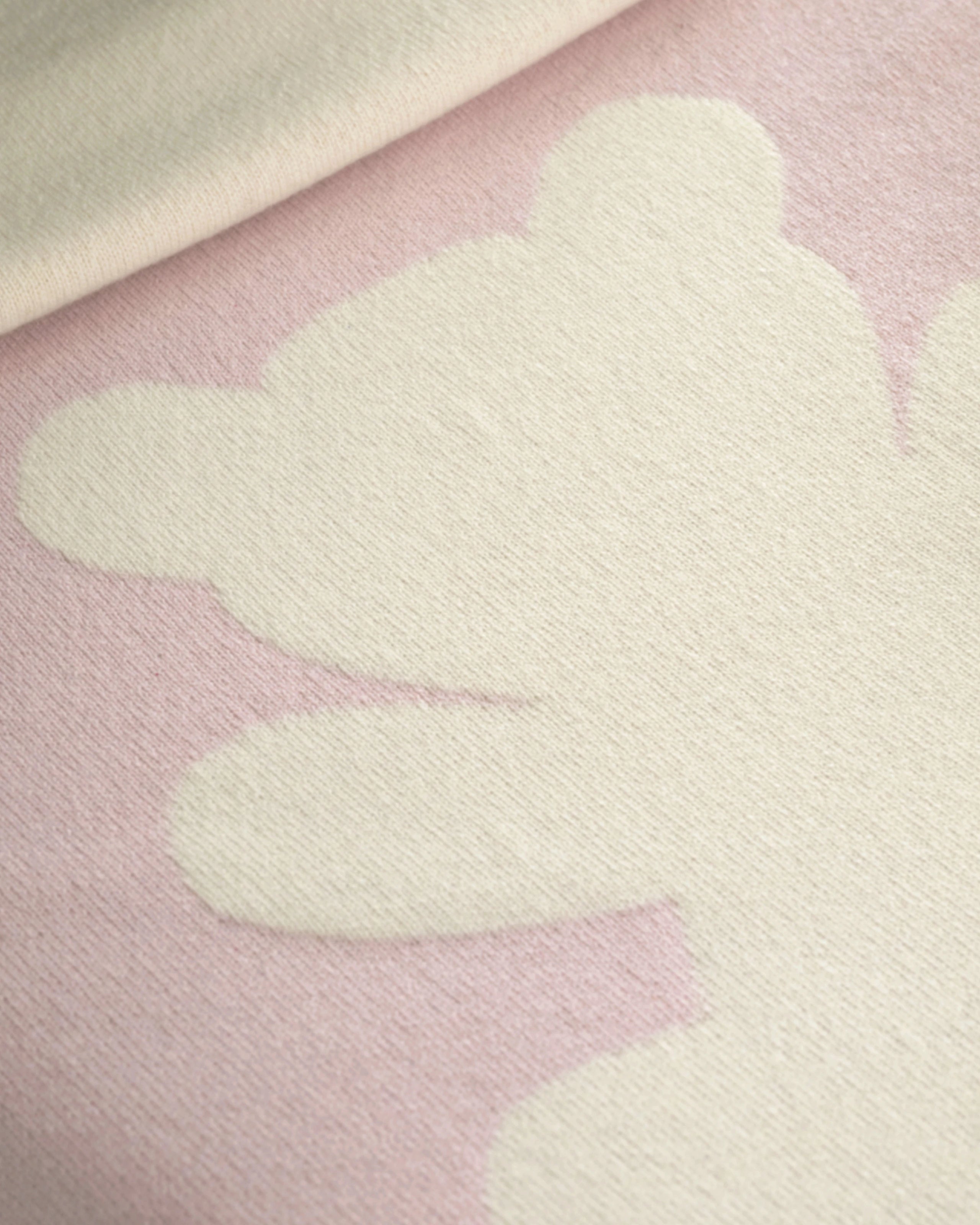 Teddy Bear Baby Blanket - Pink Cashmere