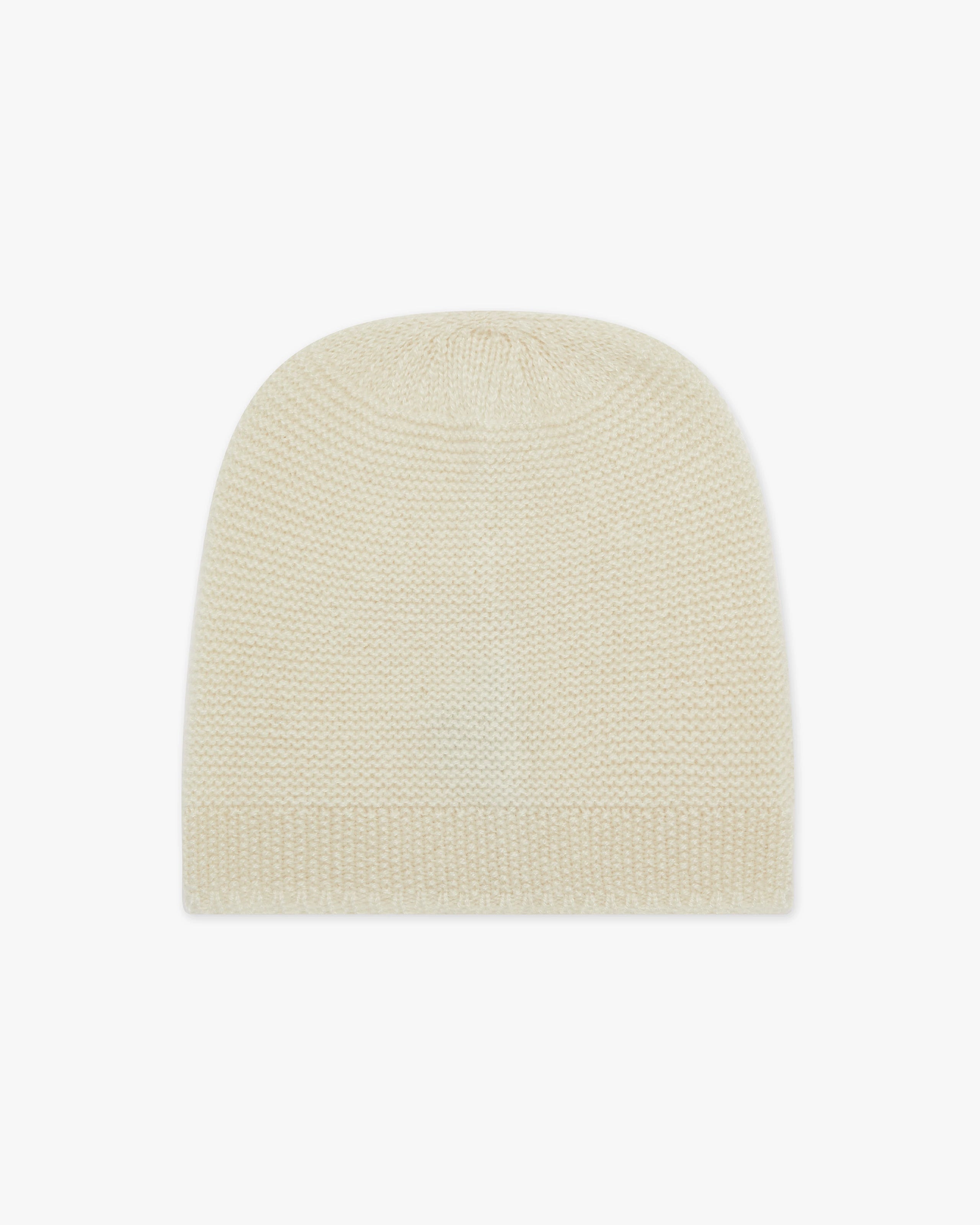 Links Baby Hat - White Cashmere