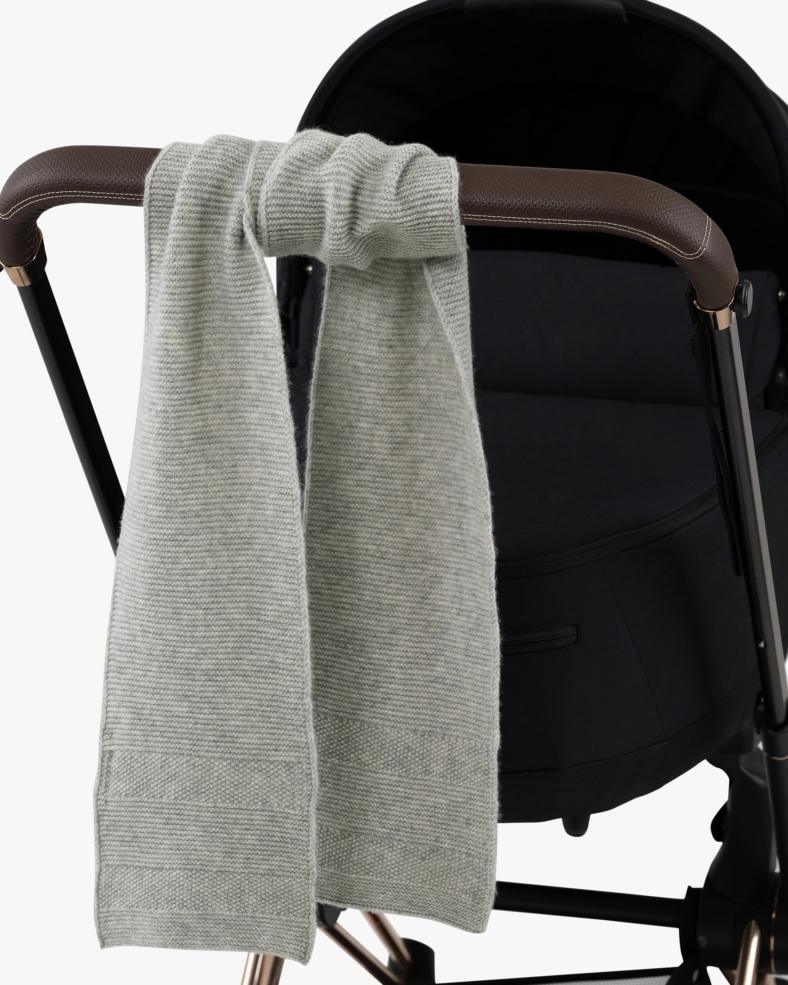 Links Baby Scarf - Light Grey Cashmere