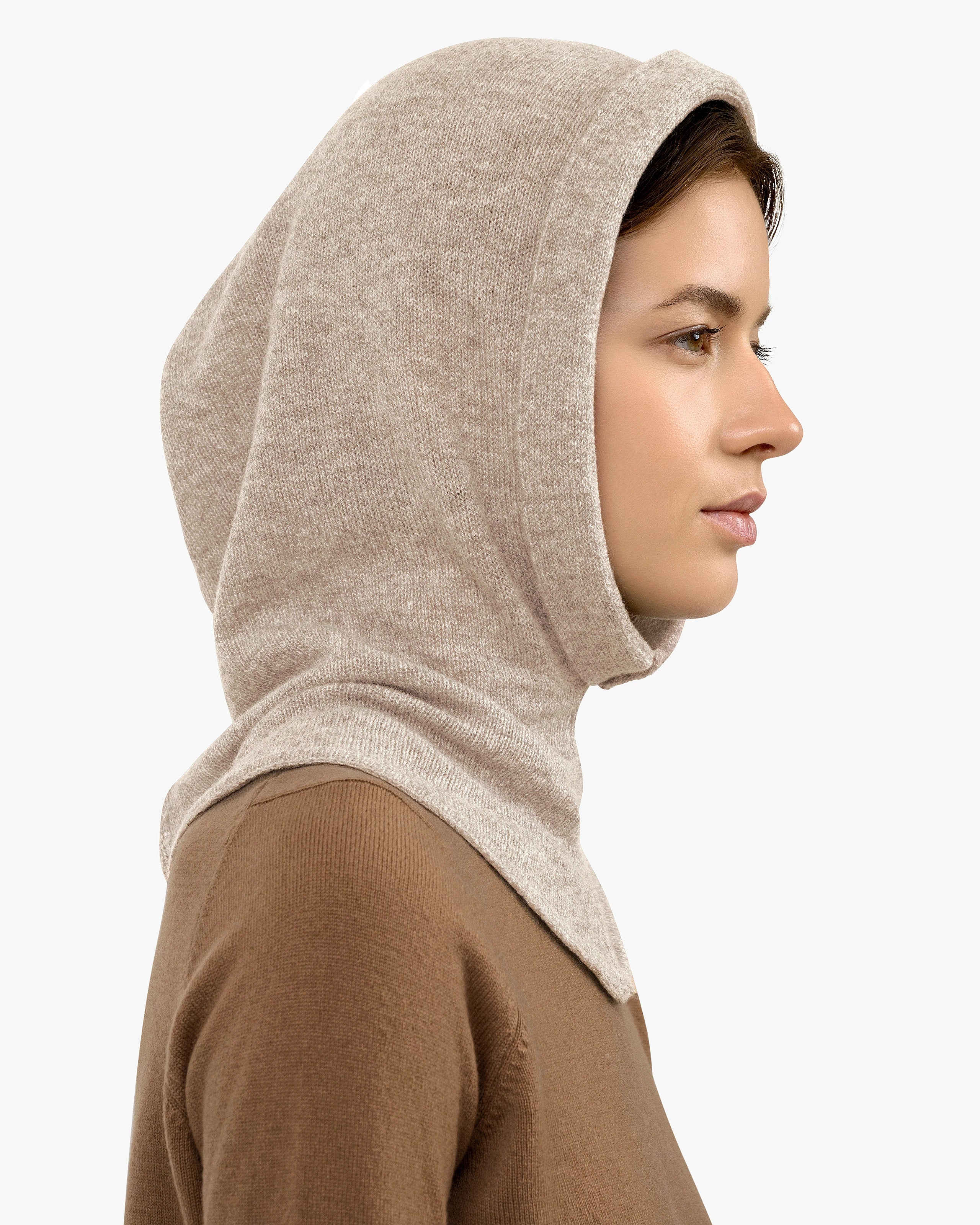 Kapuze Mütze - Beige