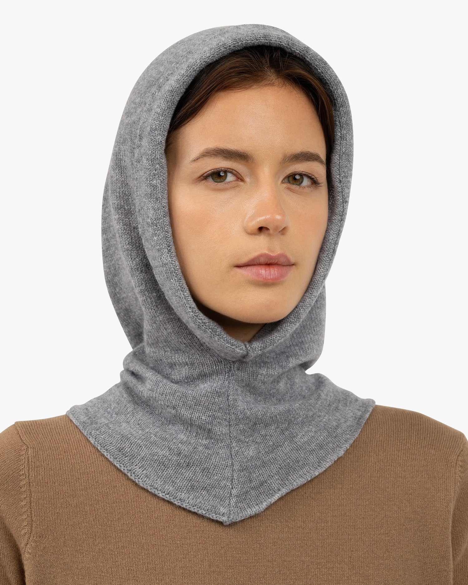 Hoodie Hat - Medium Grey Cashmere