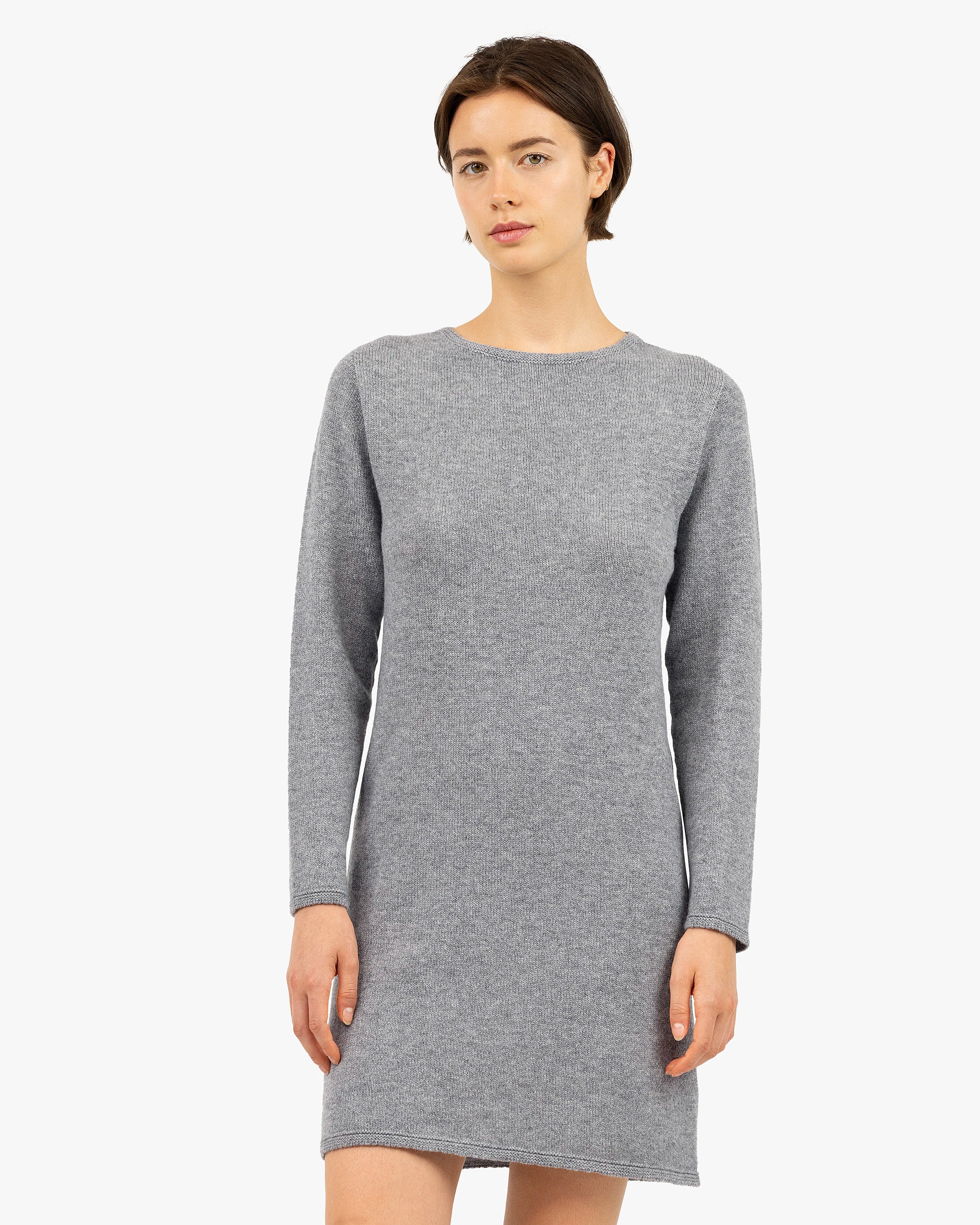 Parksville Dress - Medium Grey Cashmere