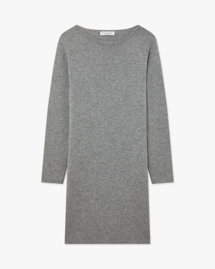 Parksville Dress - Medium Grey Cashmere