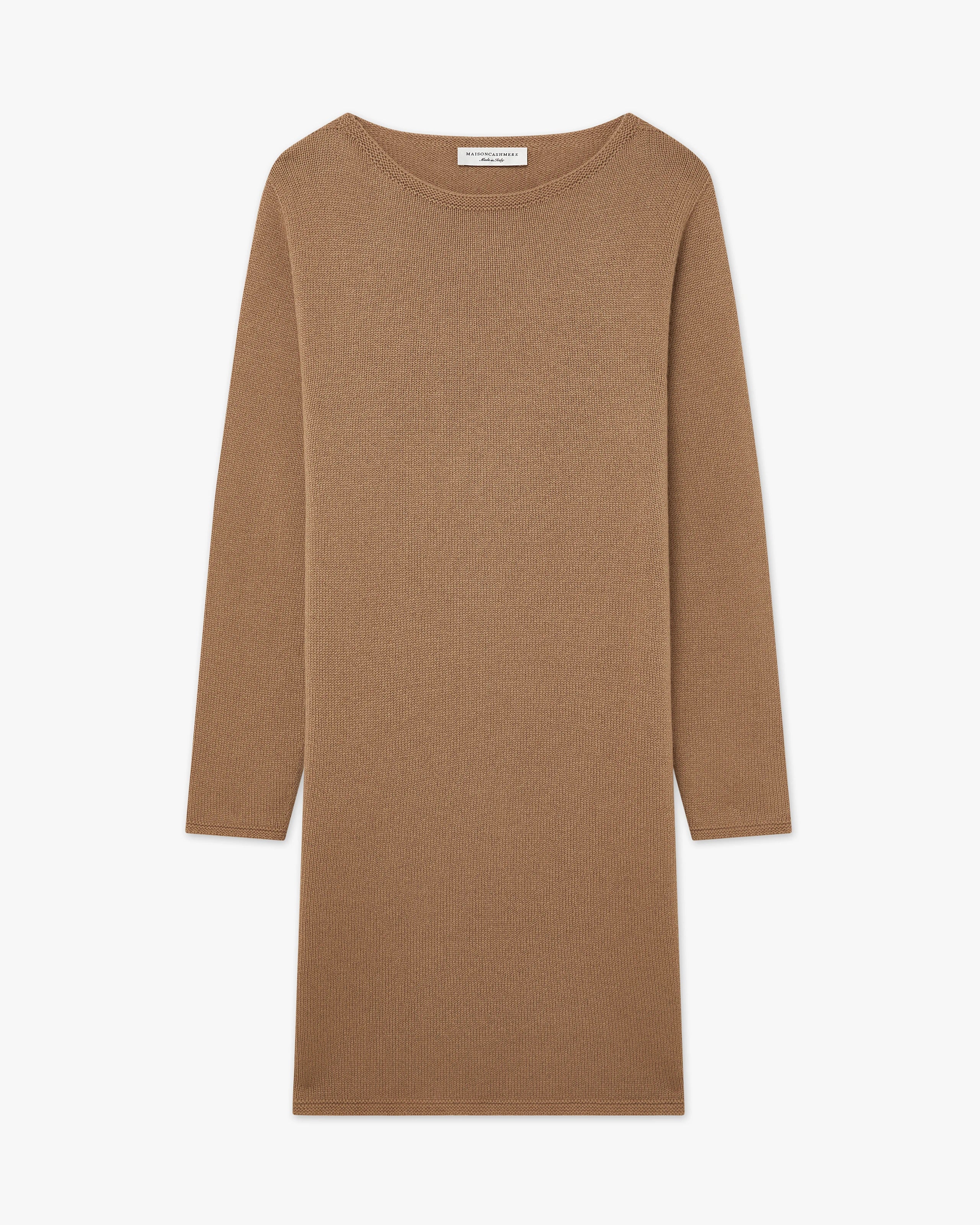 Parksville Dress - Camel Cashmere