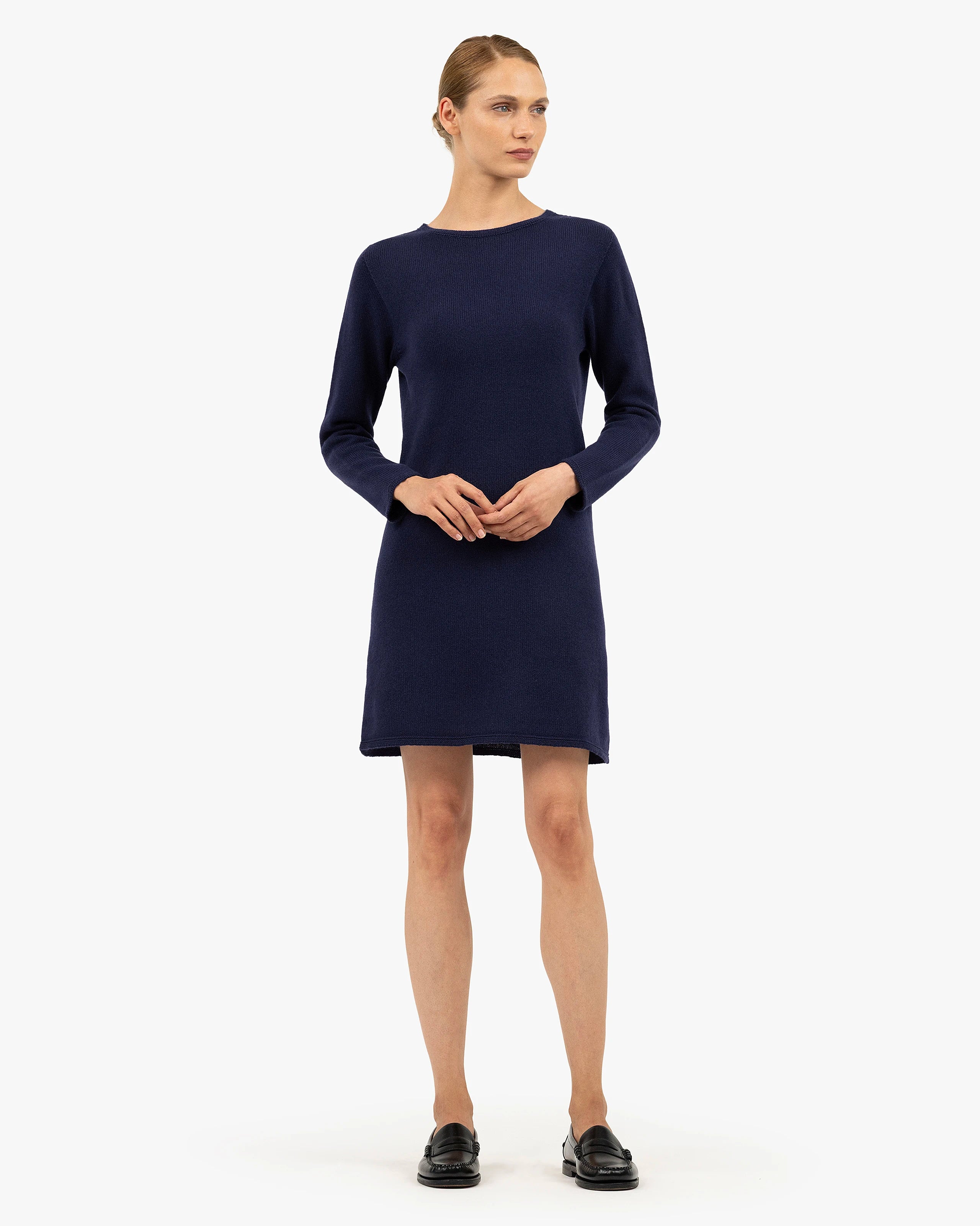 Parksville Dress - Blue Cashmere