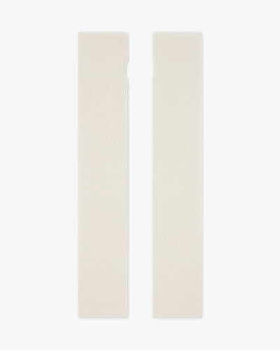 Fingerless Gloves - White Cashmere