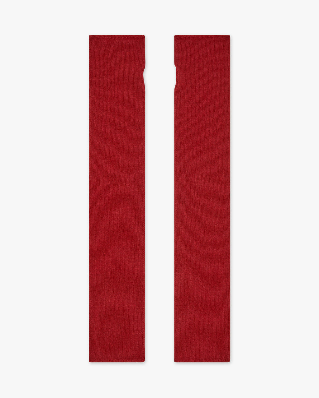 Fingerless Gloves - Red Cashmere