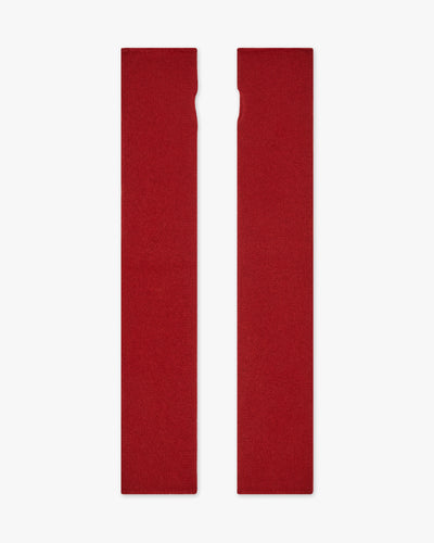 Fingerless Gloves - Red Cashmere