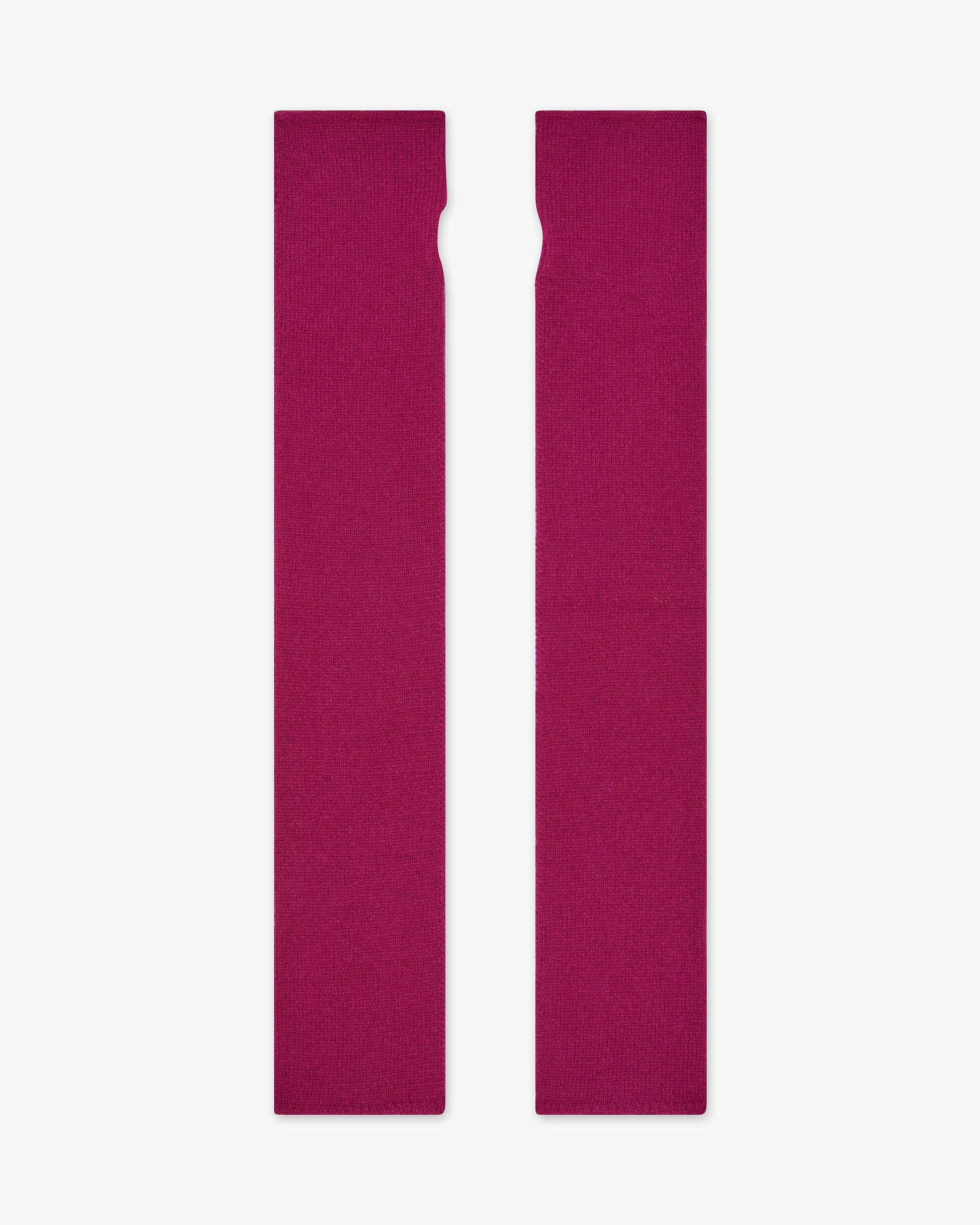 Fingerless Gloves - Magenta Cashmere