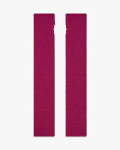 Fingerless Gloves - Magenta Cashmere