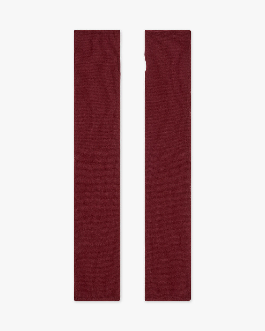 Fingerless Gloves - Bordeaux Cashmere