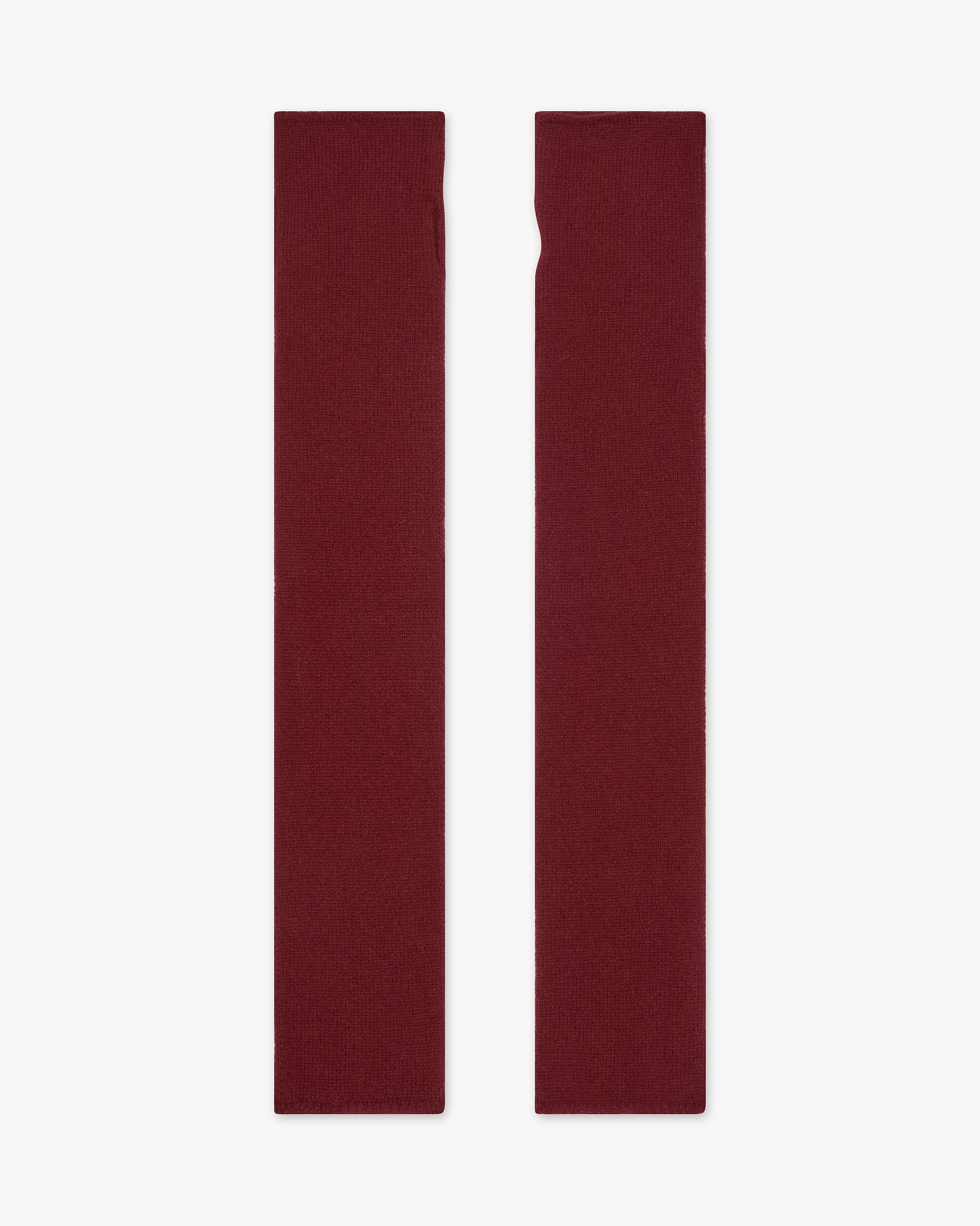 Fingerless Gloves - Bordeaux Cashmere