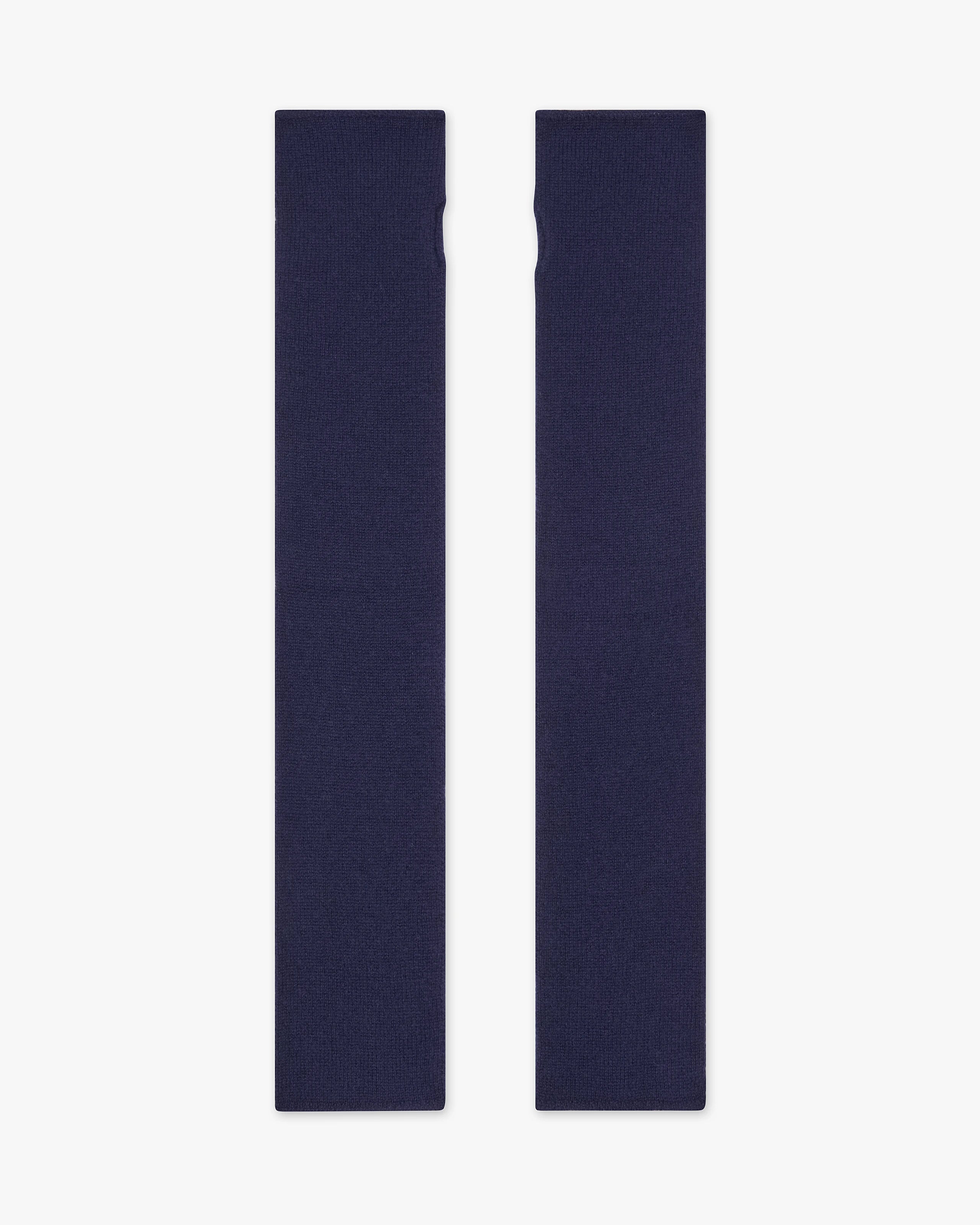 Fingerless Gloves - Blue Cashmere