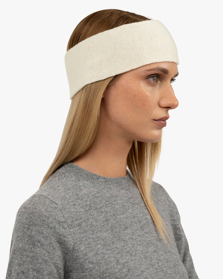 Headband - White Cashmere