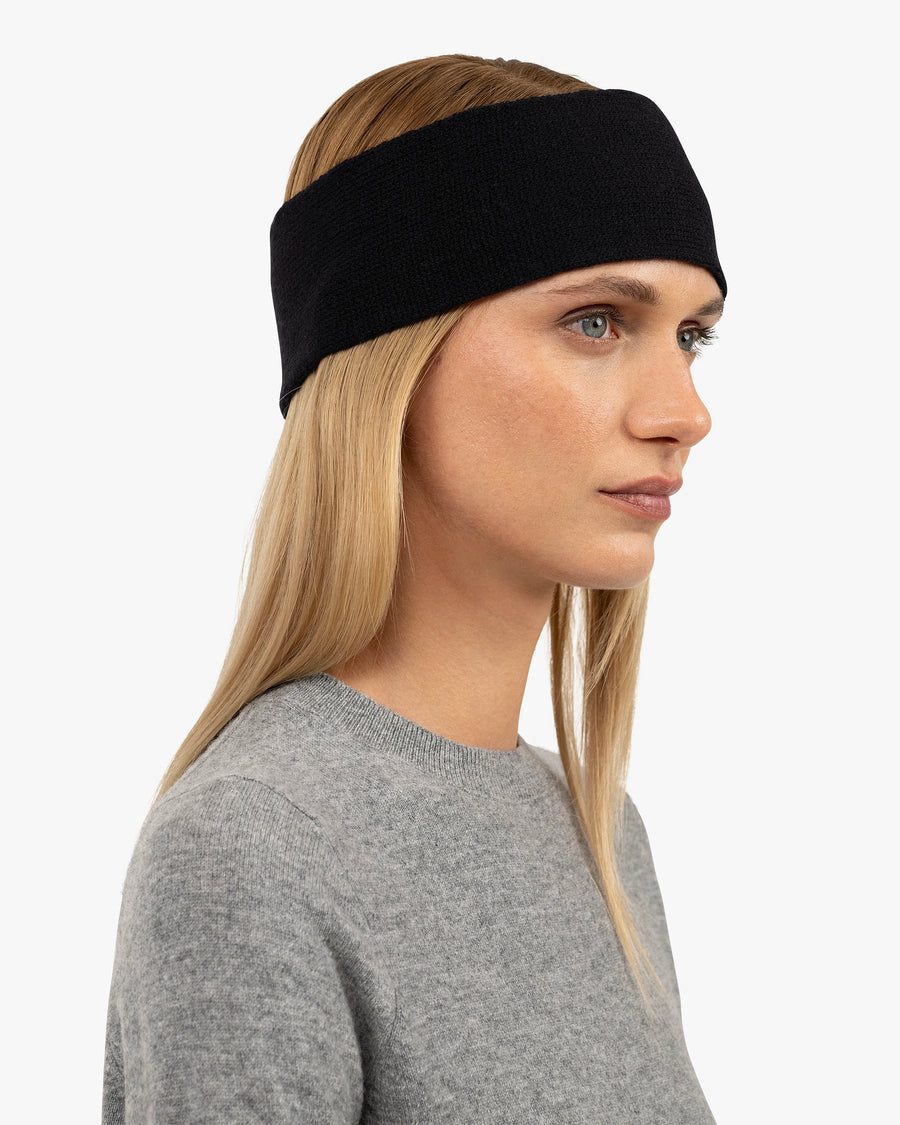 Headband - Black Cashmere