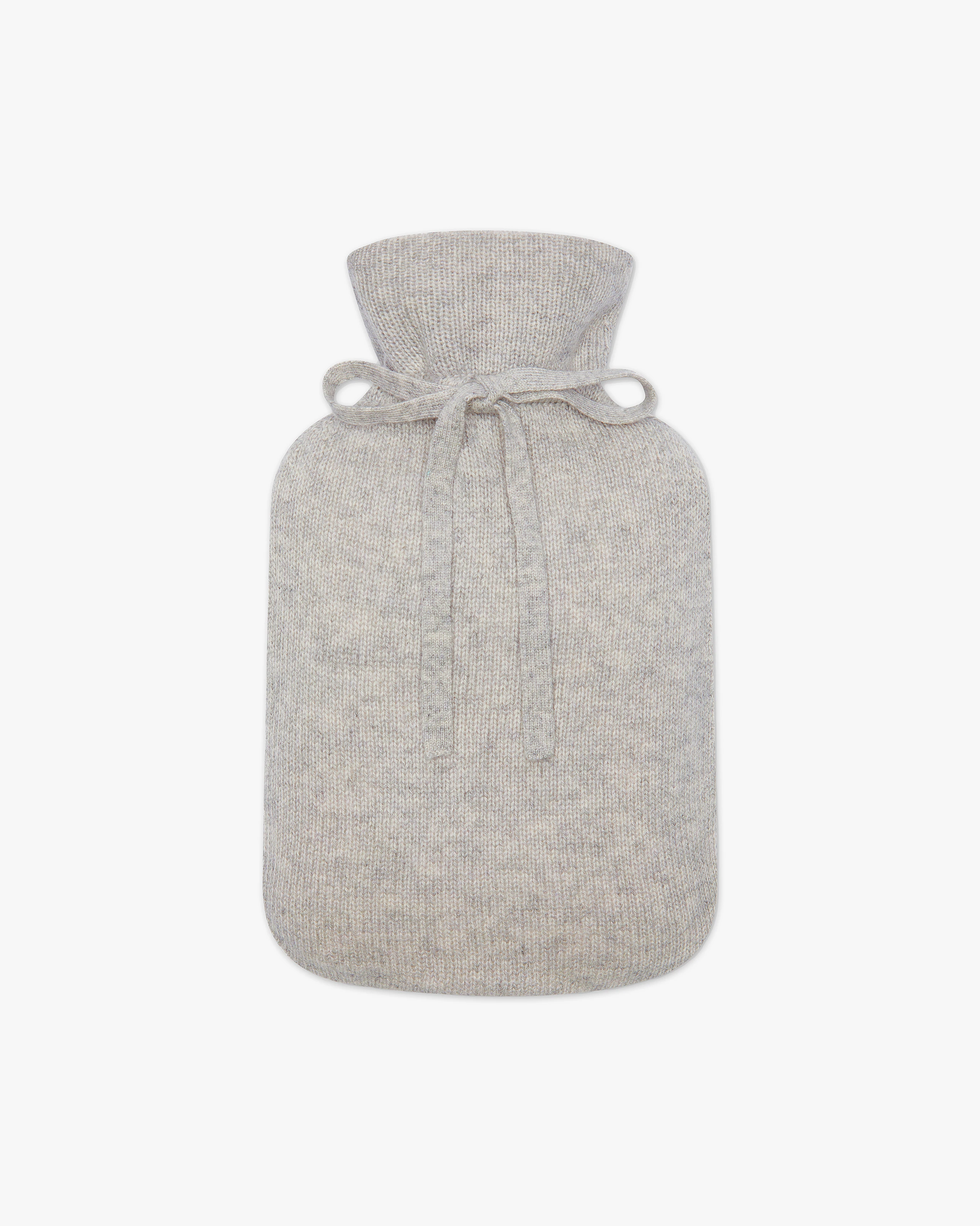 Hot Water Bottle Cover - Light Grey Cashmere