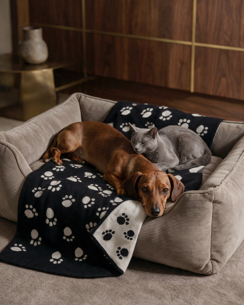 Four-Legged Friends Throw