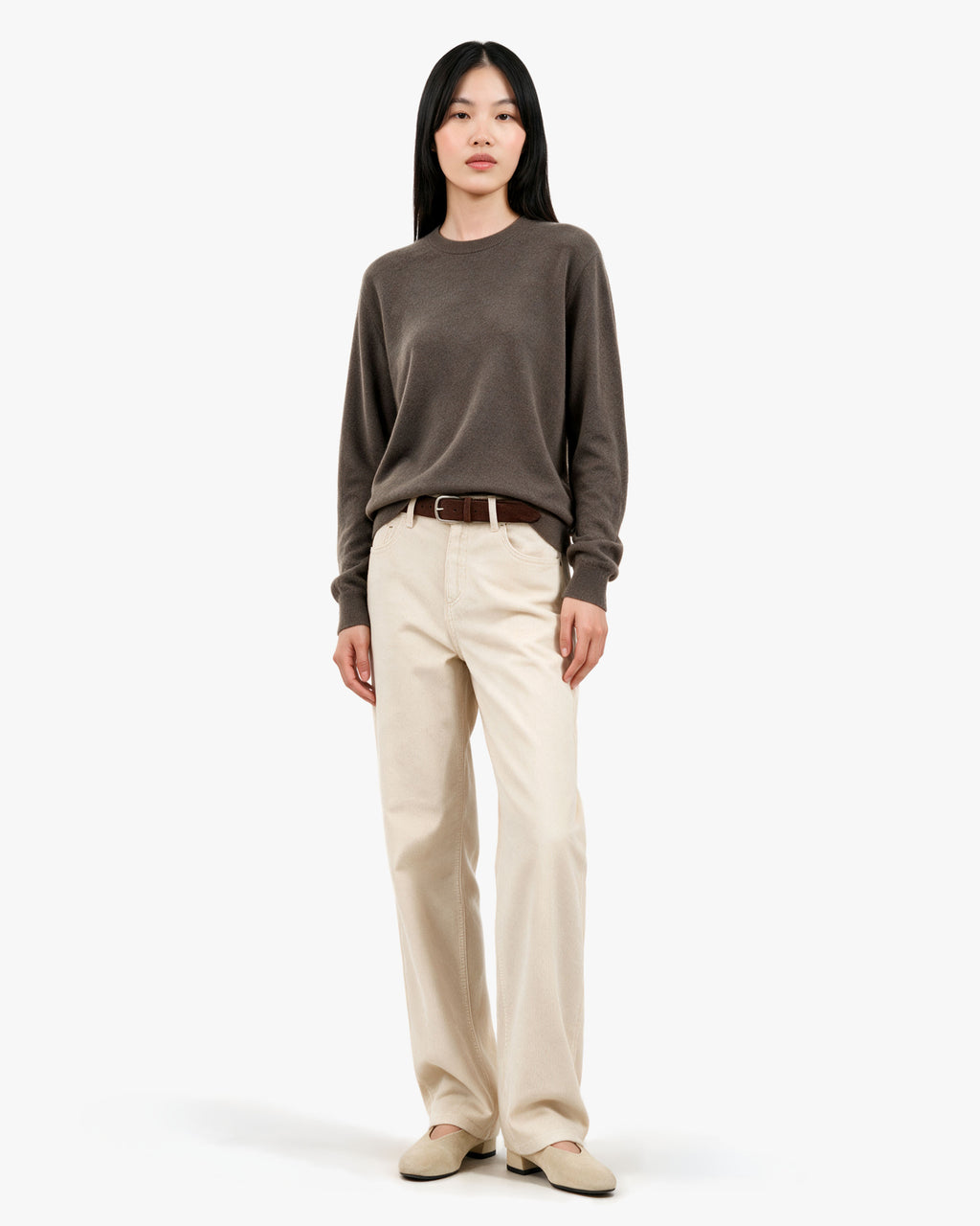 Women's Classic Prestige Crewneck · Brown Women > Crewneck Sweater