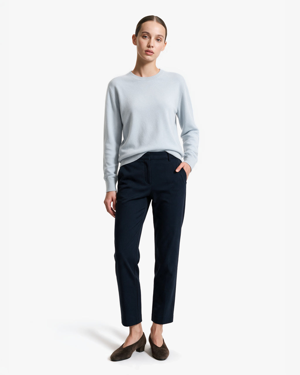 Women's Classic Prestige Crewneck · Light Blue Women > Crewneck Sweater