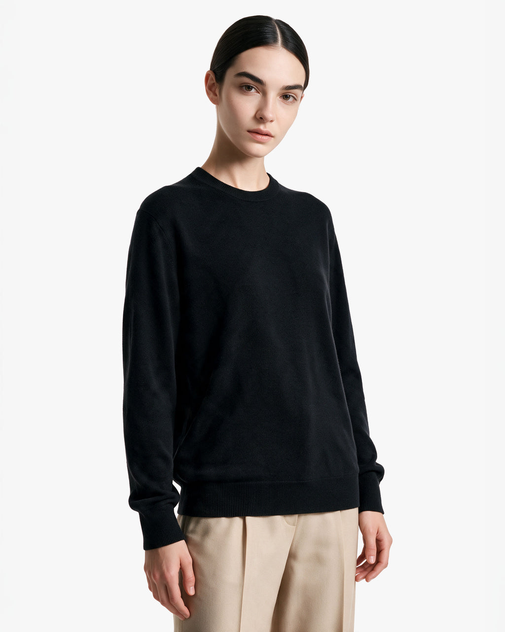 Women's Classic Prestige Crewneck · Black Women > Crewneck Sweater