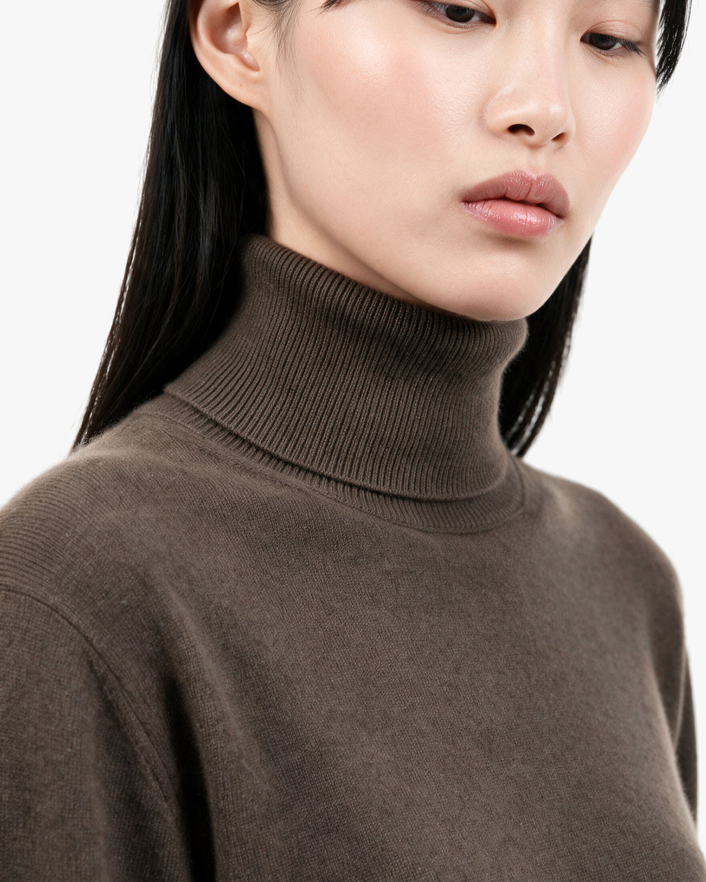 Women's Classic Prestige Roll Neck · Brown