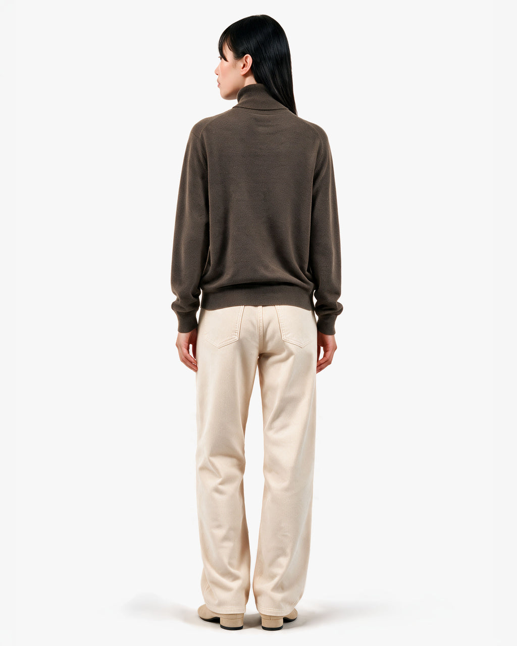 Women's Classic Prestige Roll Neck · Brown