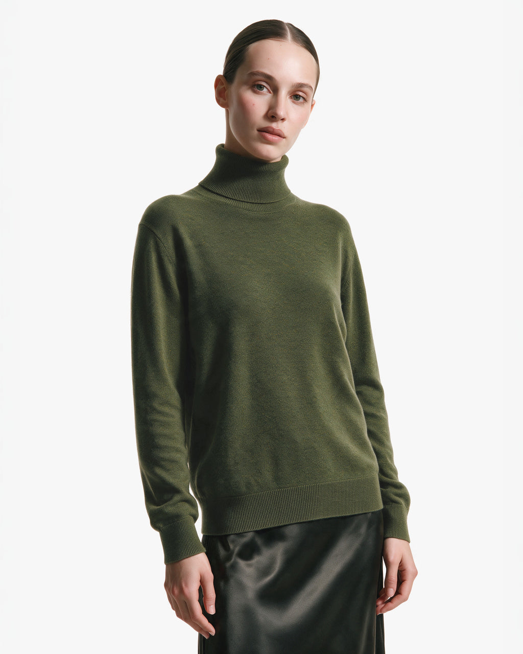 Women's Classic Prestige Roll Neck · Green