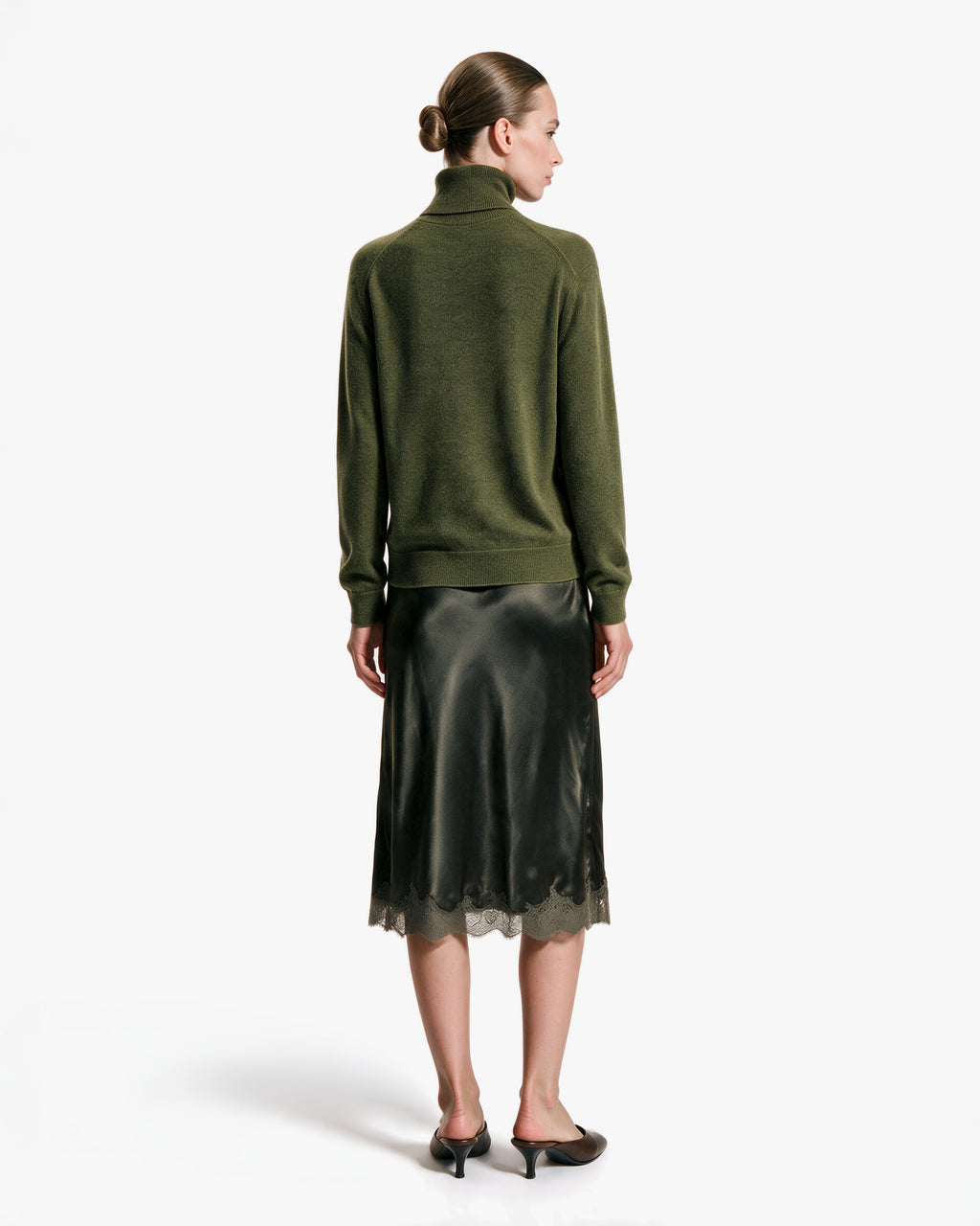 Women's Classic Prestige Roll Neck · Green