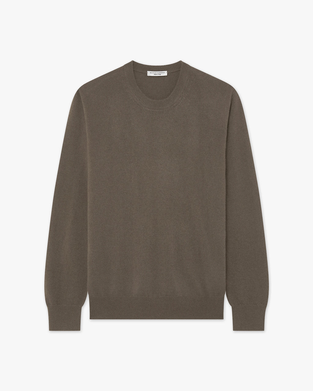 Pull Col Rond Classic Prestige Homme · Marron