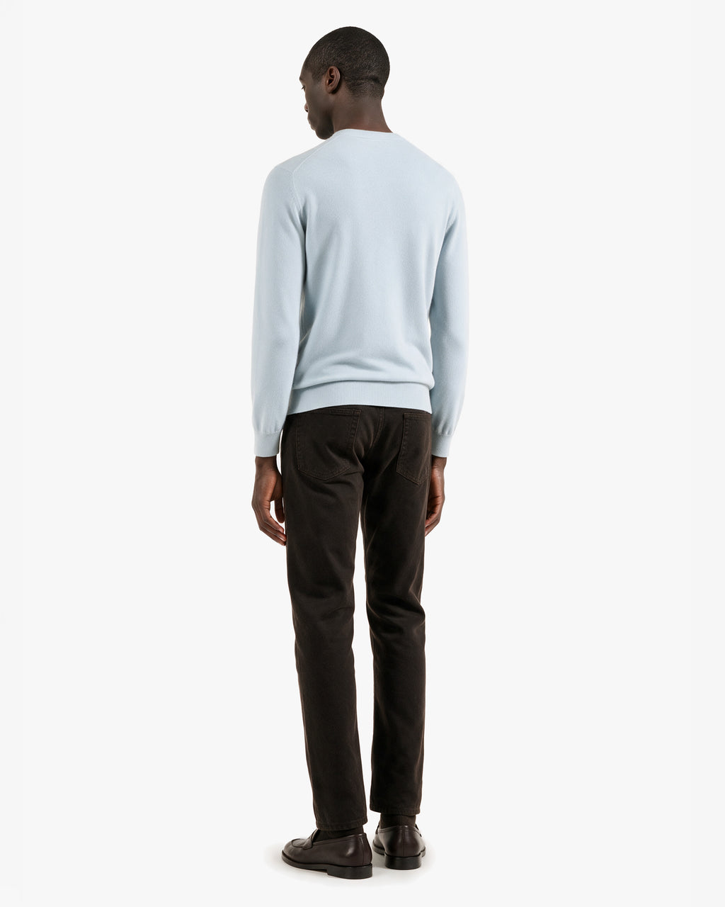 Pull Col Rond Classic Prestige Homme · Bleu Clair