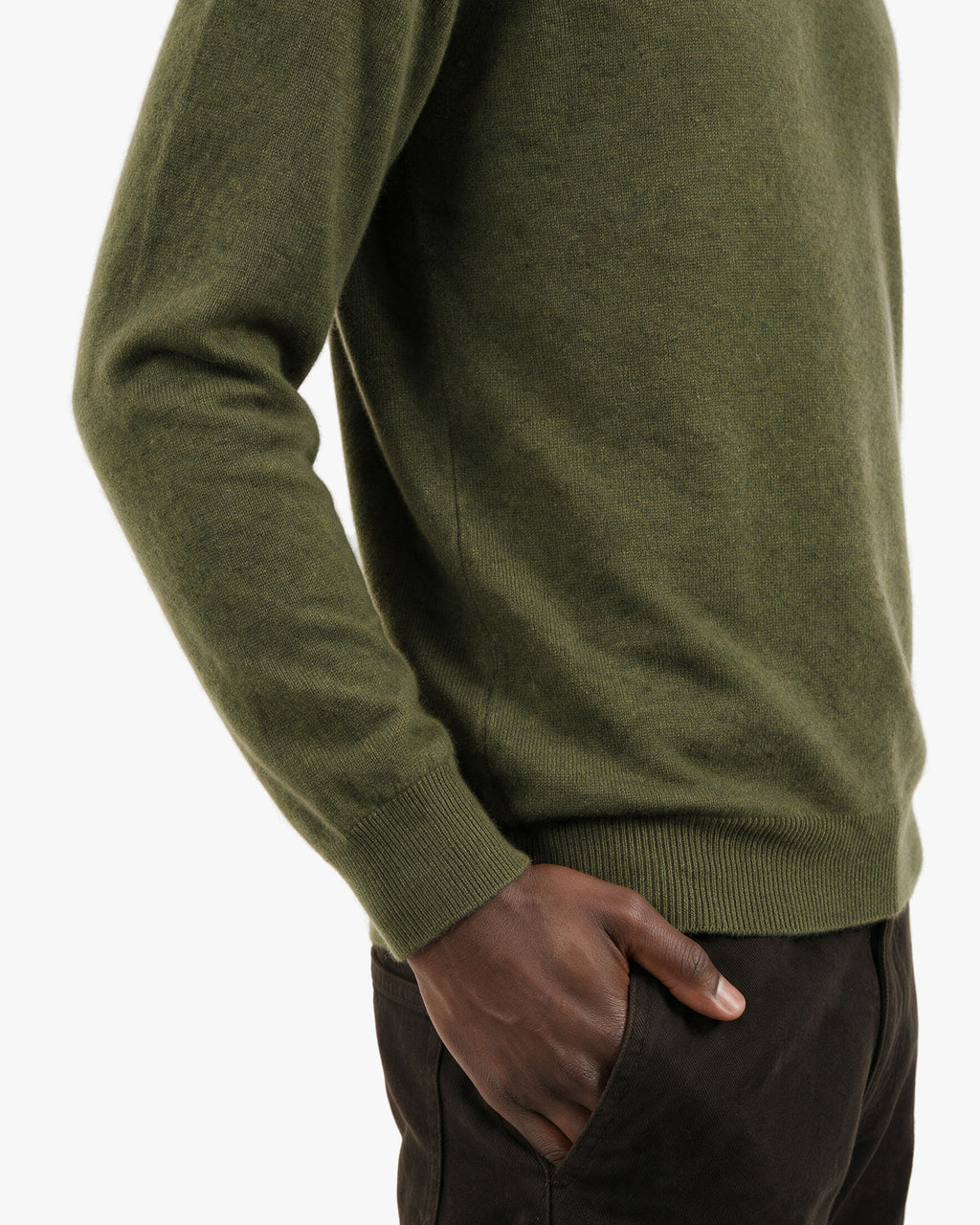 Pull Col Rond Classic Prestige Homme · Vert