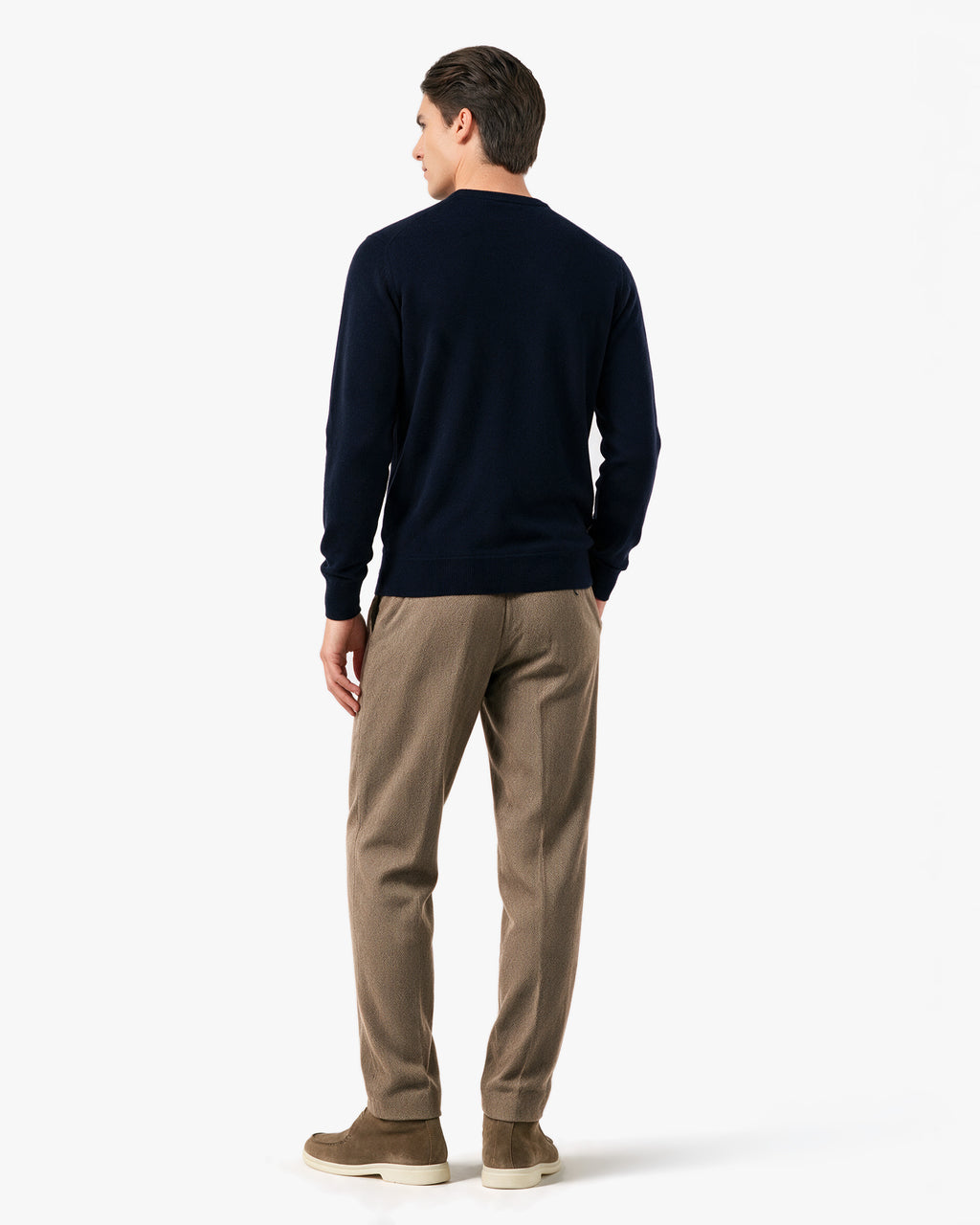 Pull Col Rond Classic Prestige Homme · Bleu Nuit
