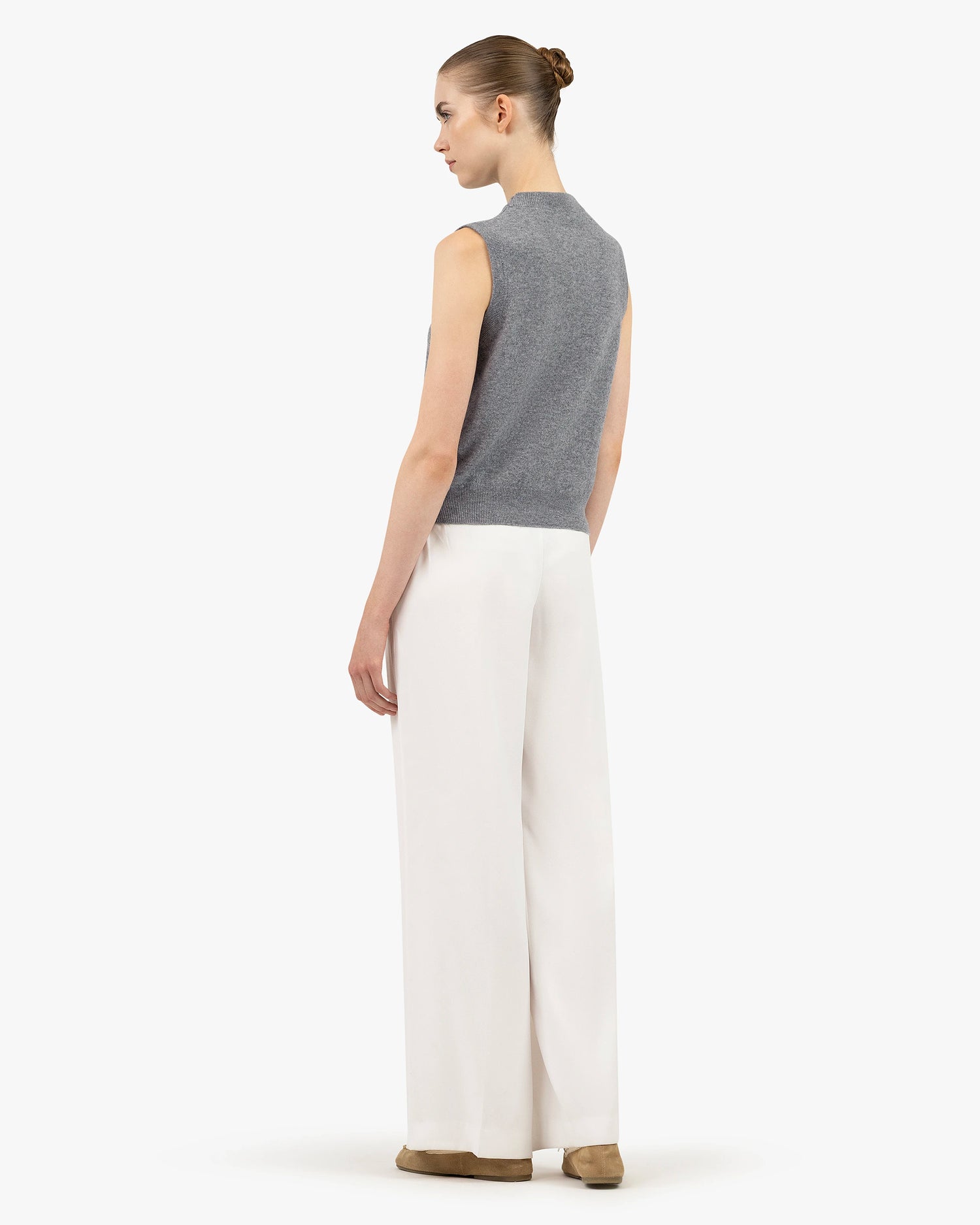Essential Top - Medium Grey Cashmere